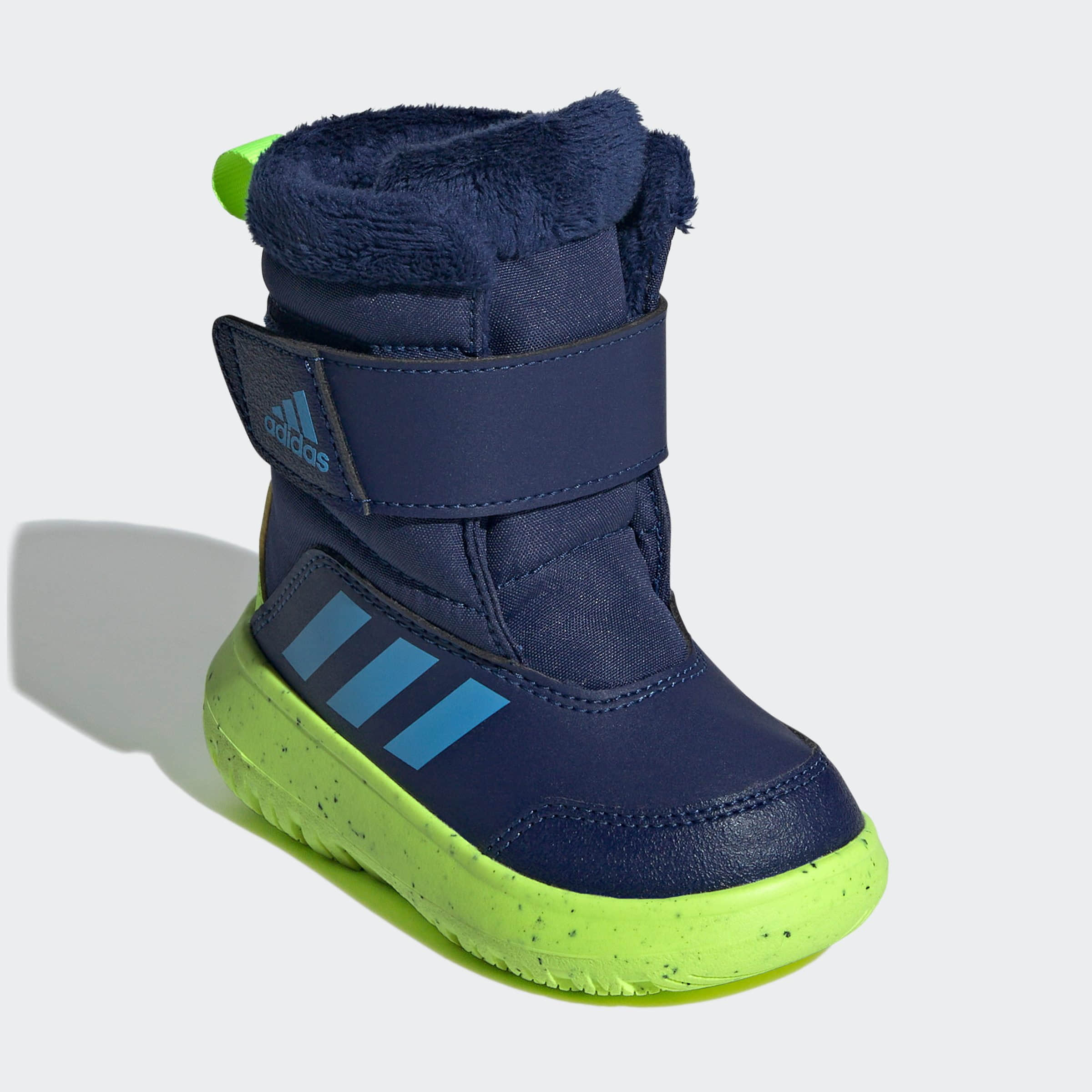 adidas Sportswear WINTERPLAY KIDS Snow Boots - Warm Winter Footwear for Children Dark Blue Babymode