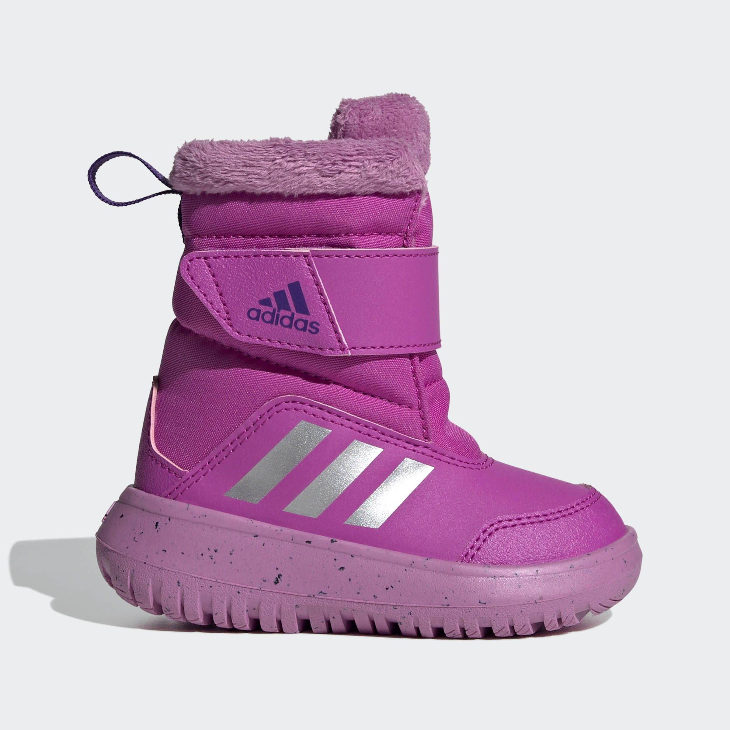 Babymode adidas Sportswear WINTERPLAY KIDS Snow Boots - Warm Winter Footwear for Children Purple Bur