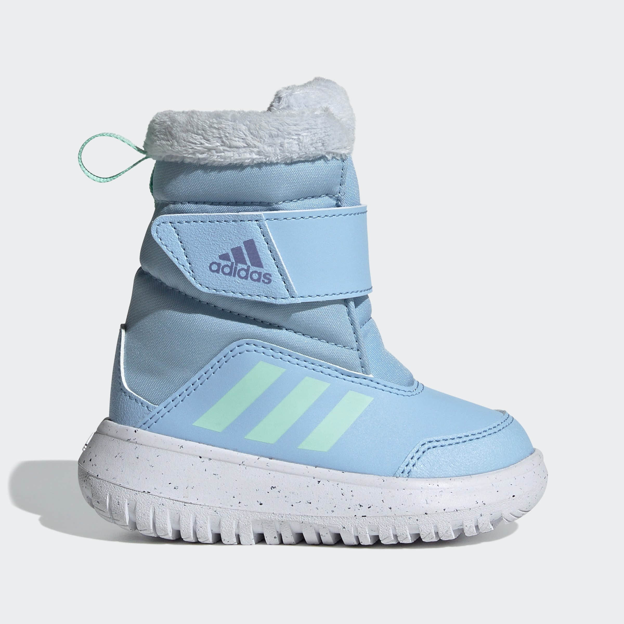 adidas Sportswear WINTERPLAY KIDS Snow Boots - Warm Winter Footwear for Children Glow Blue Babymode