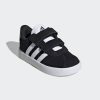 adidas VL Court 3.0 Velcro Shoe for Kids - Inspired by the Classic Samba Core Black Babymode