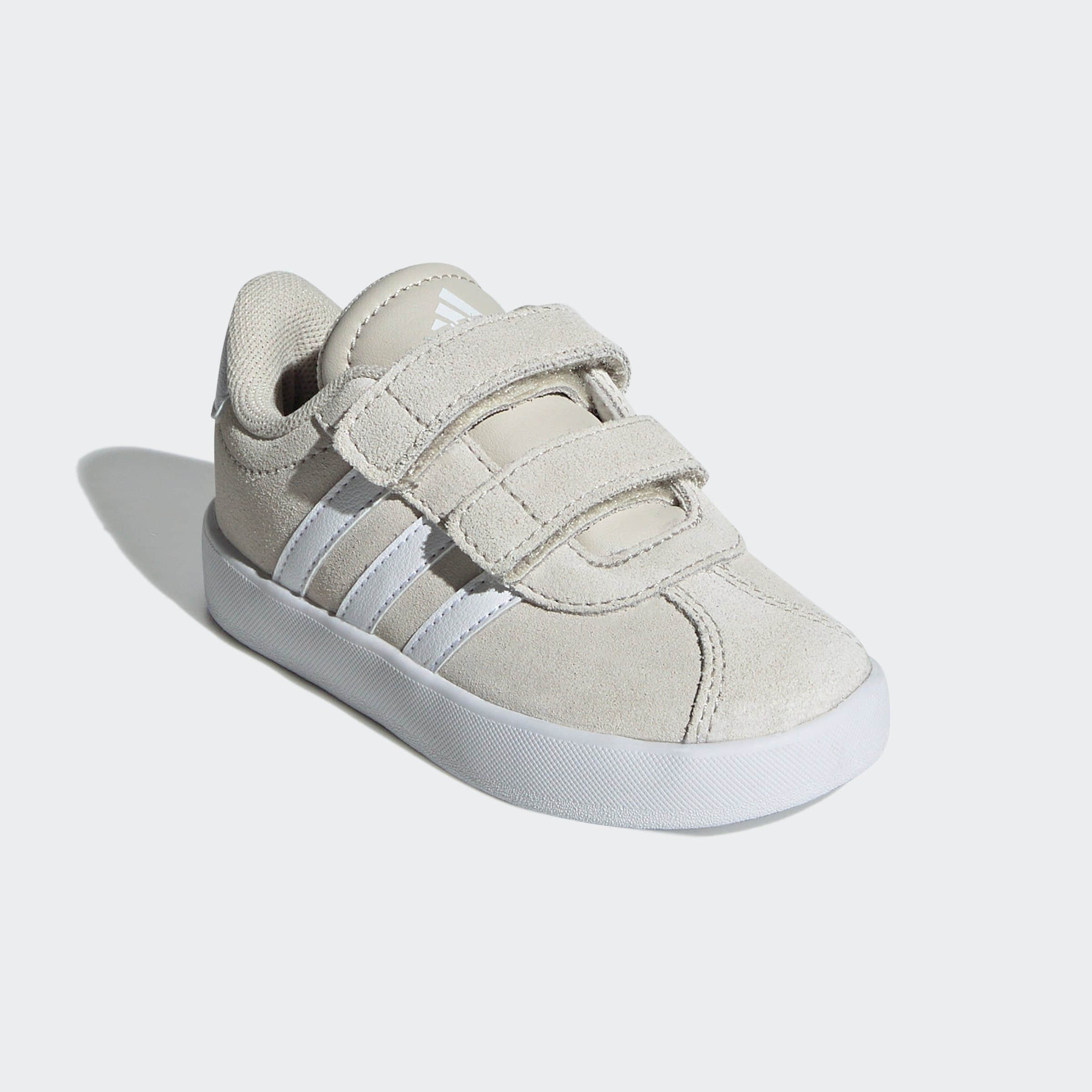 adidas VL Court 3.0 Velcro Shoe for Kids - Inspired by the Classic Samba Aluminium Babymode