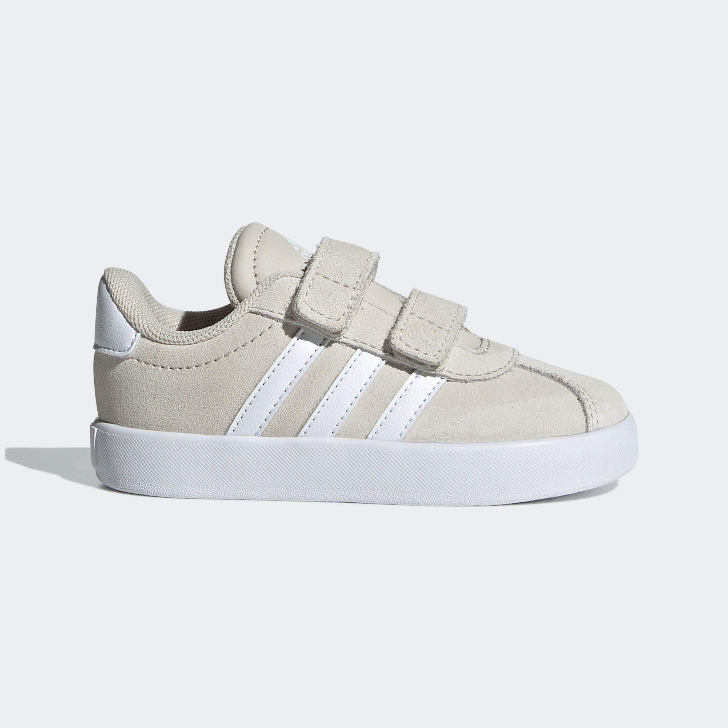 adidas VL Court 3.0 Velcro Shoe for Kids - Inspired by the Classic Samba Aluminium Babymode