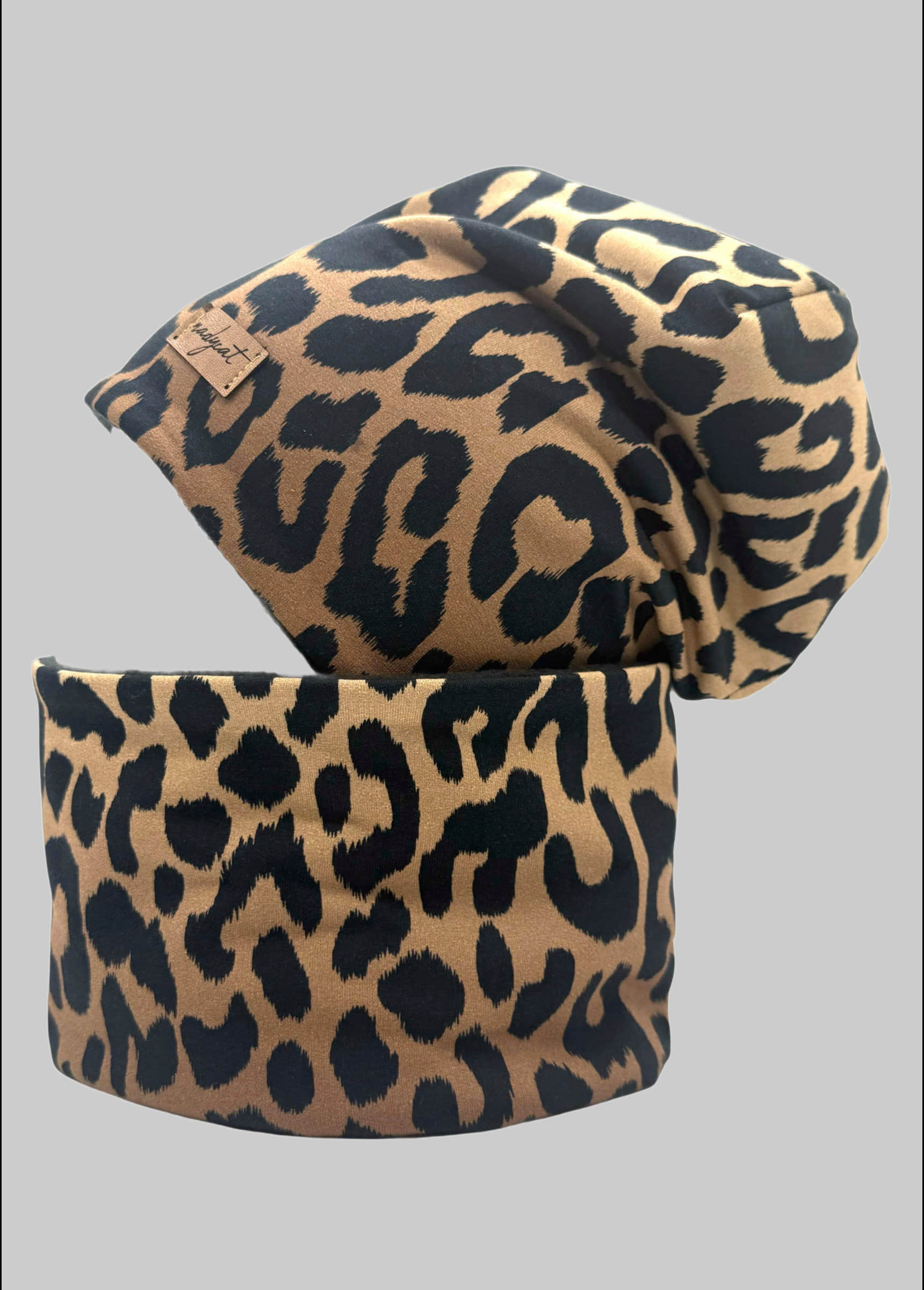 Mädchenmode nadycat nadaycat 'LEO-Look' Beanie & Loop Set - Handcrafted in Lausitz