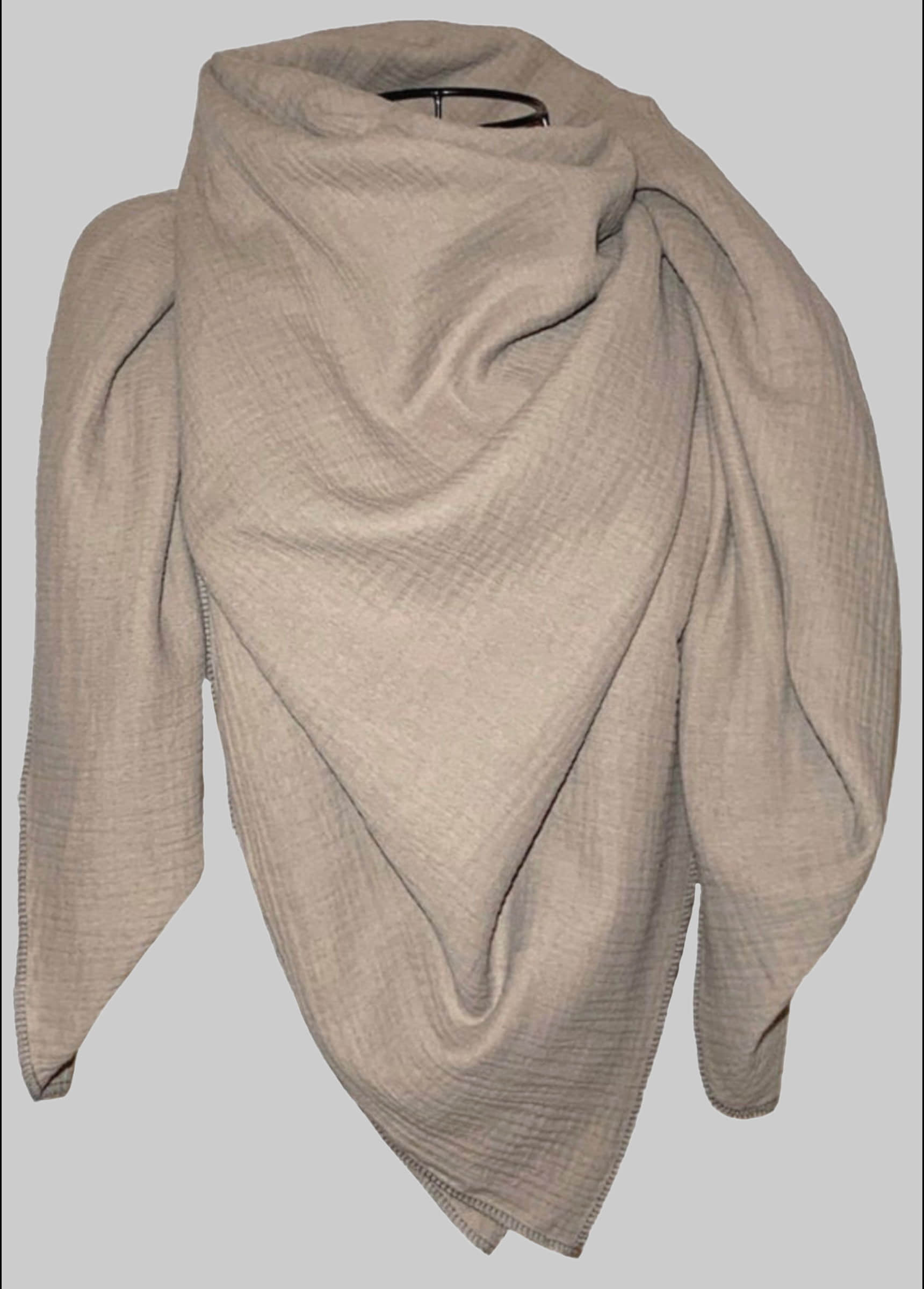 Mädchenmode nadycat nadycat XXL Muslin Scarf - Handcrafted Comfort & Style (UNI Taupe)