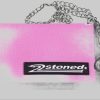 2Stoned Mädchenmode 2Stoned Chain Wallet Speed - Chrome Chain & Carabiner Rosa