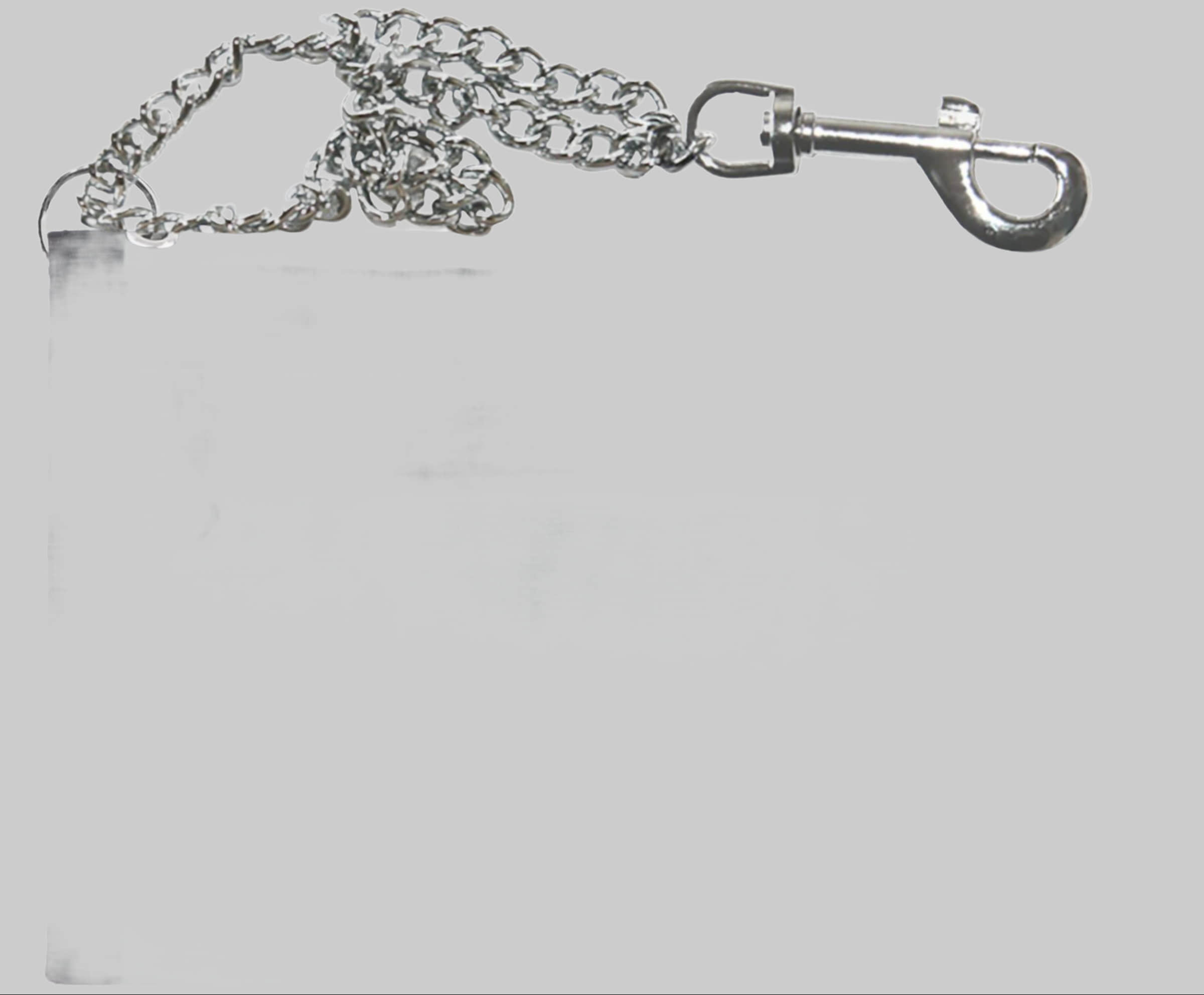 2Stoned Chain Wallet Speed - Chrome Chain & Carabiner Dunkelgrau Mädchenmode 2Stoned