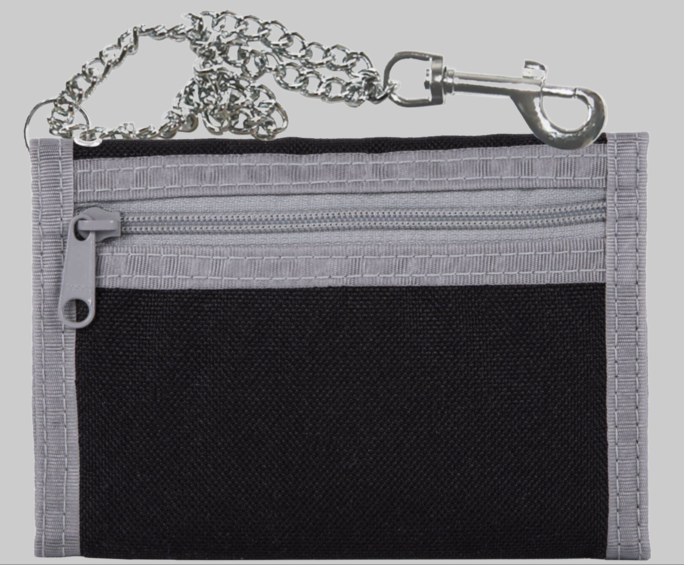 2Stoned Chain Wallet Speed - Chrome Chain & Carabiner Schwarz Mädchenmode 2Stoned