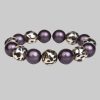 Adel Bags Adel Bags Magic Pearls Bracelet - 14mm Pearl Strand - Vibrant Colors & Designs Leo-Grau myToys