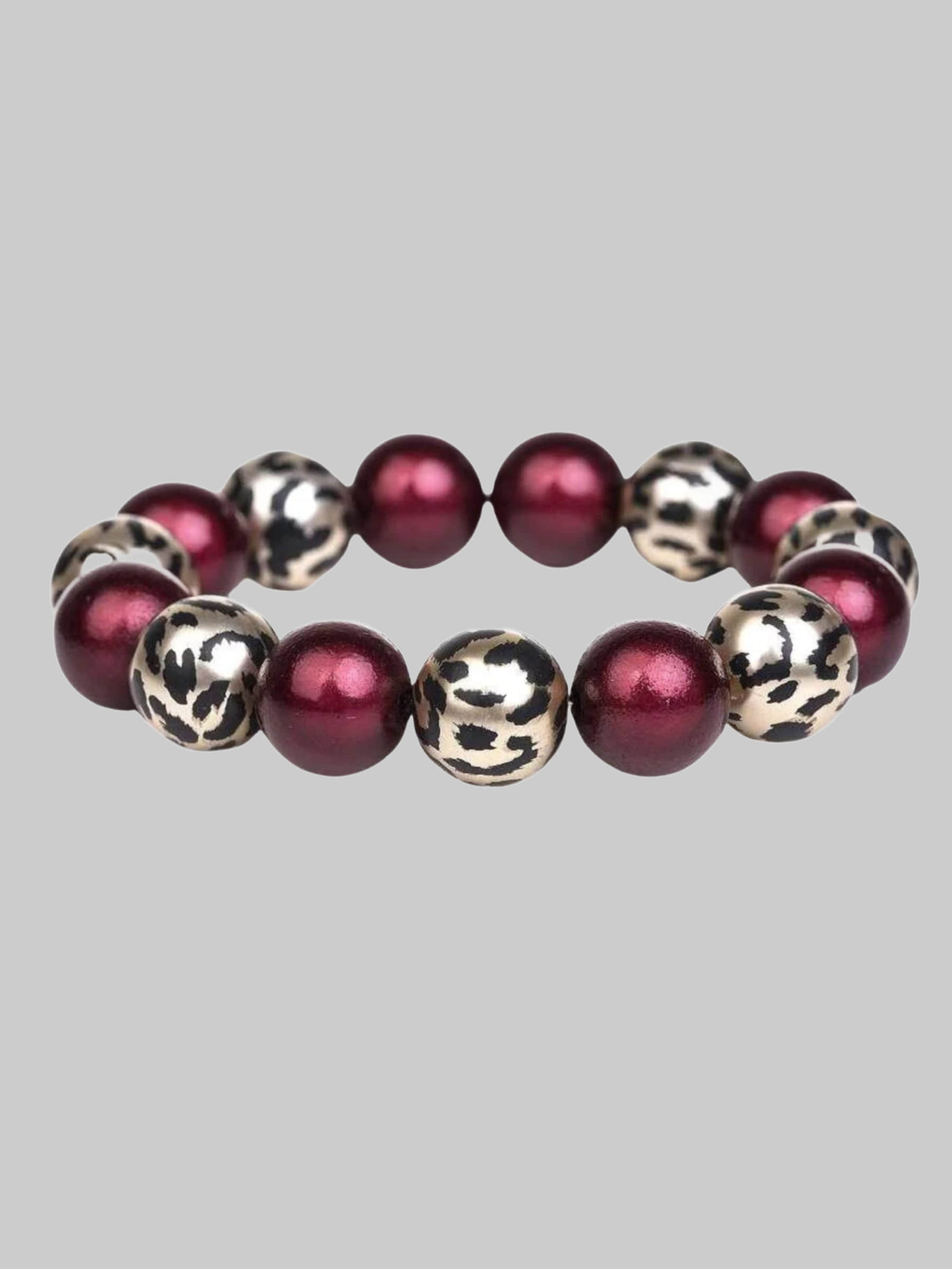 myToys Adel Bags Adel Bags Magic Pearls Bracelet - 14mm Pearl Strand - Vibrant Colors & Designs Leo-Rot