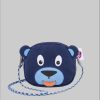Affenzahn Children's Wallet Neck Pouch - Playful & Secure Bär - Blau Affenzahn Mädchenmode