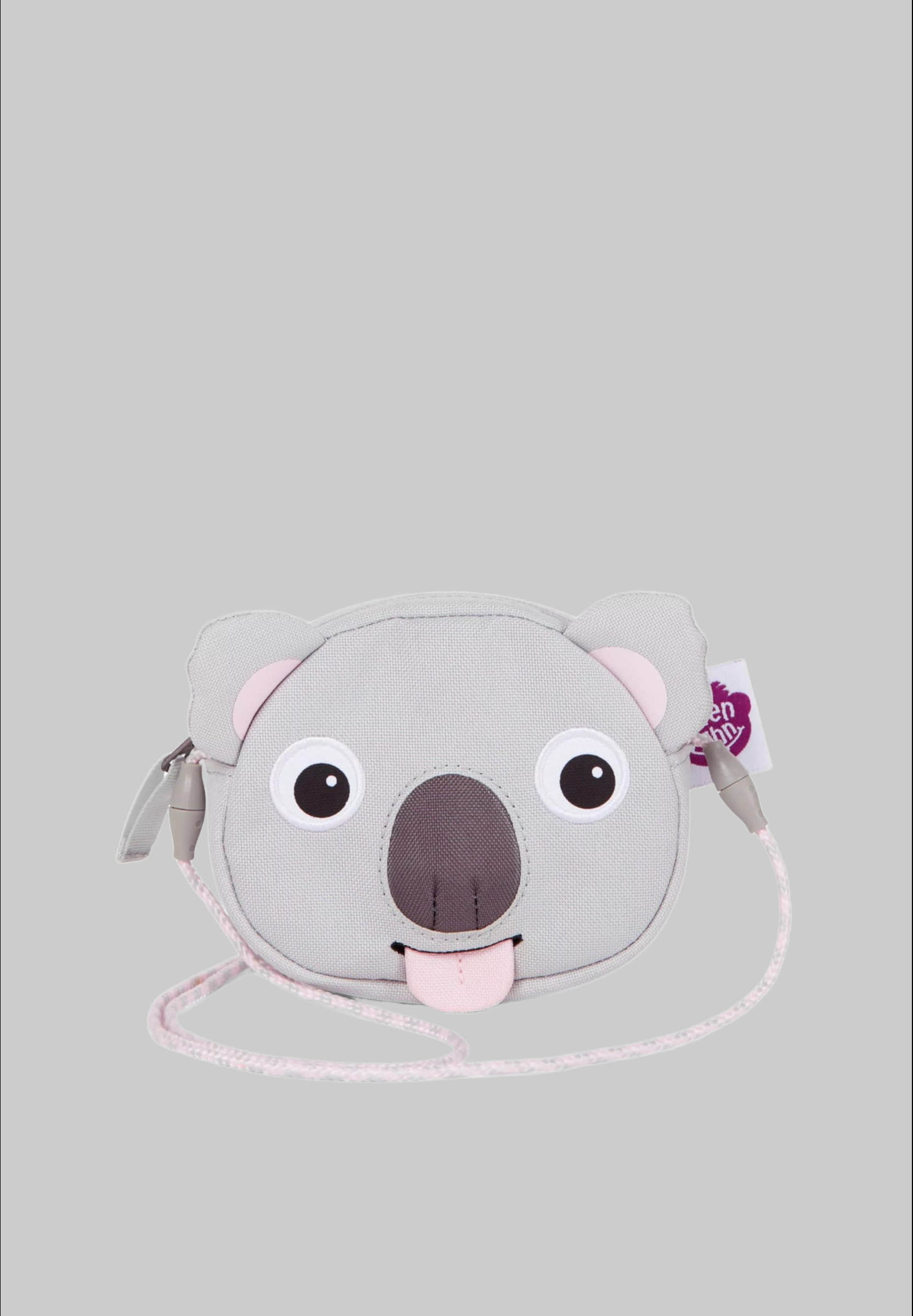 Affenzahn Children's Wallet Neck Pouch - Playful & Secure Koala - Grau Mädchenmode Affenzahn