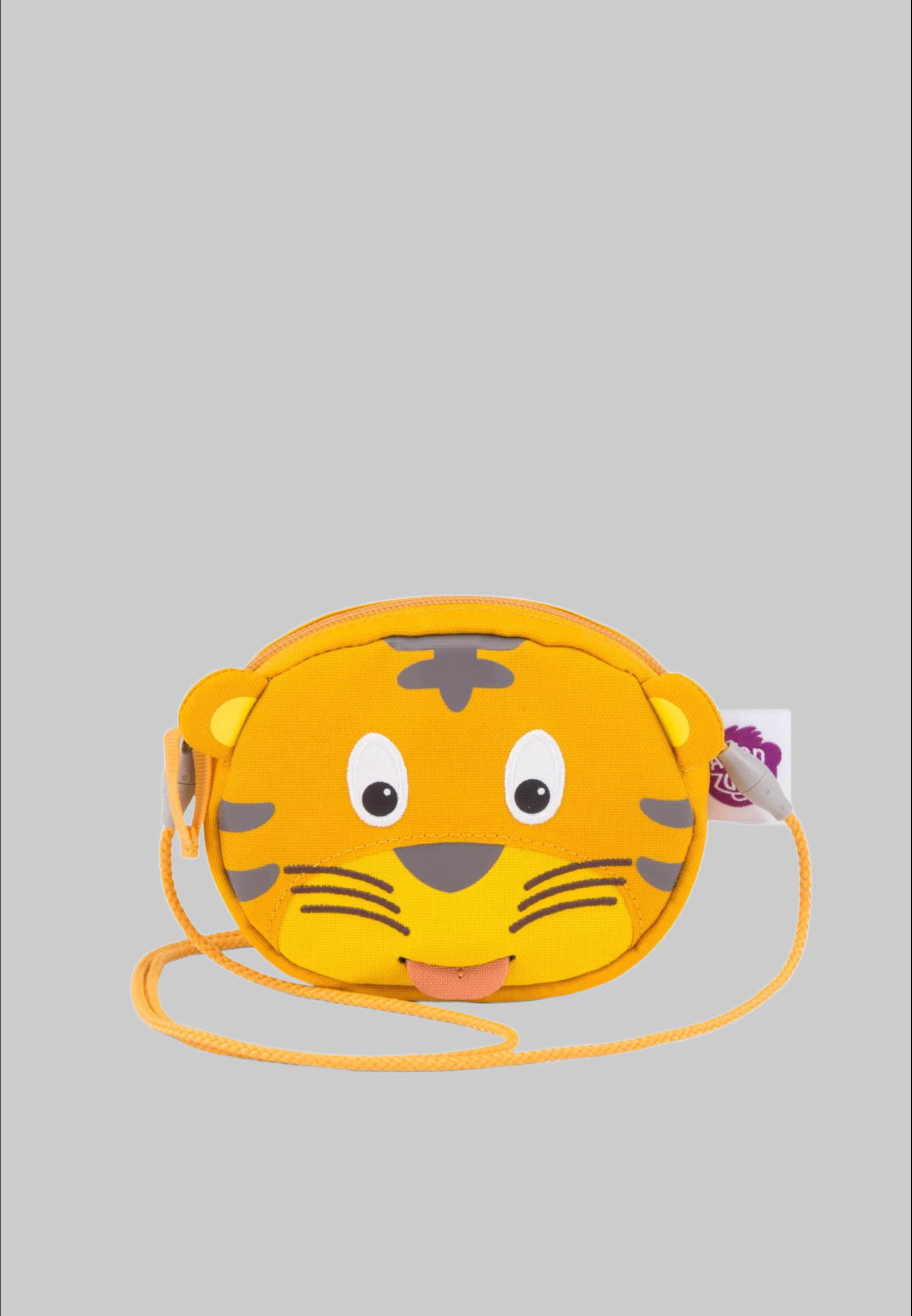 Affenzahn Affenzahn Children's Wallet Neck Pouch - Playful & Secure Tiger - Gelb Mädchenmode