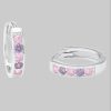 Amore Children's Creole Earrings with Cubic Zirconia - Sparkling Design Amor myToys