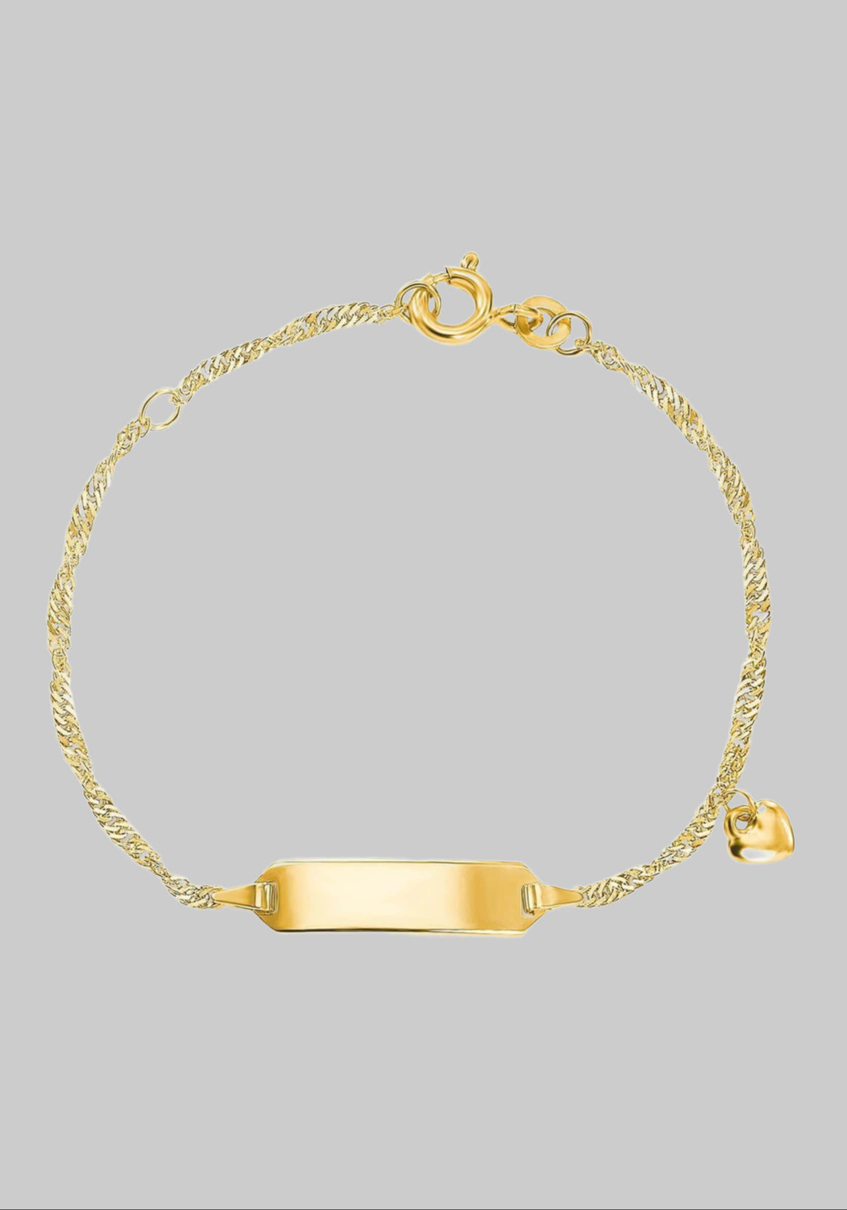 Amore Heart Engravable Bracelet - Personalized Charm Mädchenmode Amor