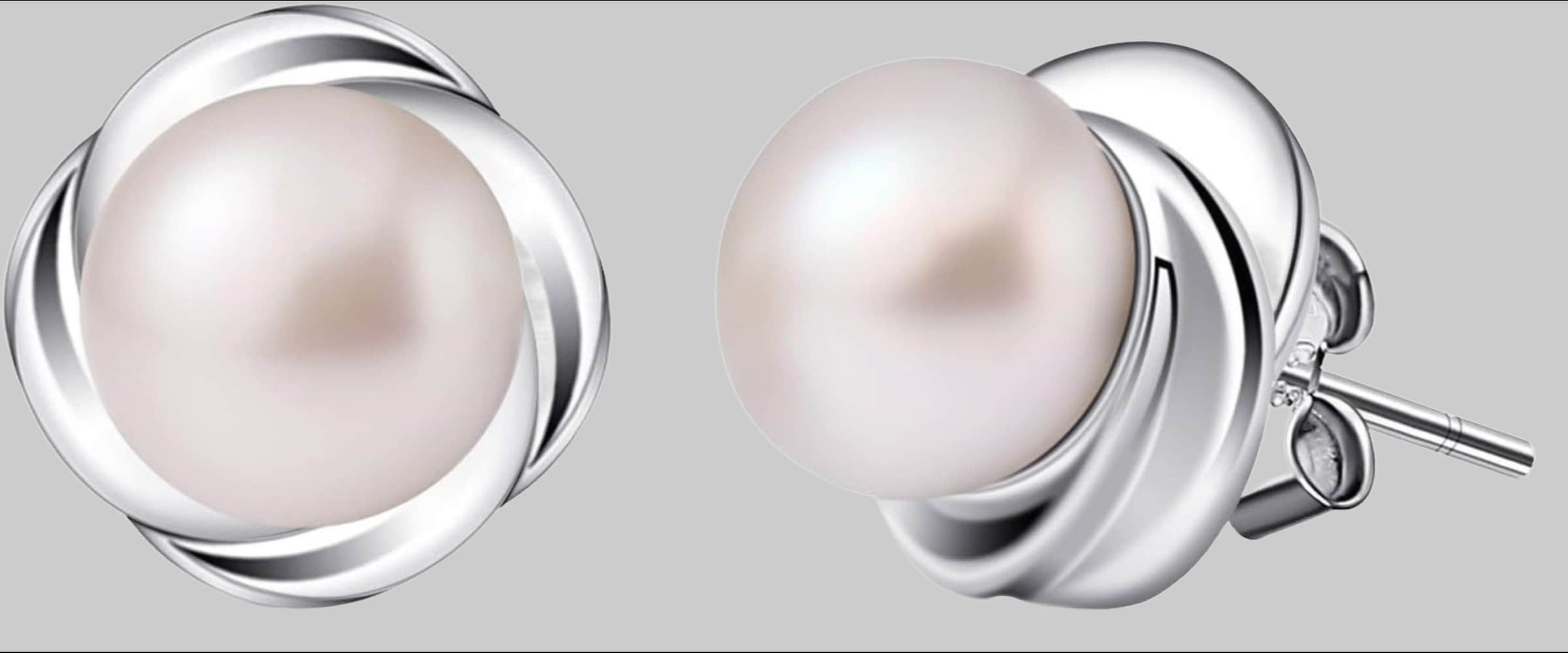 B. Catcher B. Catches Paar OhrstecKer Süßwasserperlen OhrstecKer 925 Silber Damen Ohrringe myToys