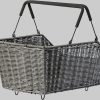 Mädchenmode Basil Basil Cento Rattan Look MIK Fahrradkorb - Hinterradkorb