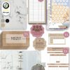 Accessoires & Taschen BeginnerBudget BeginnerBudget Ringbuchmappe: Envelope System Budget Planner Starter Kit Weiss