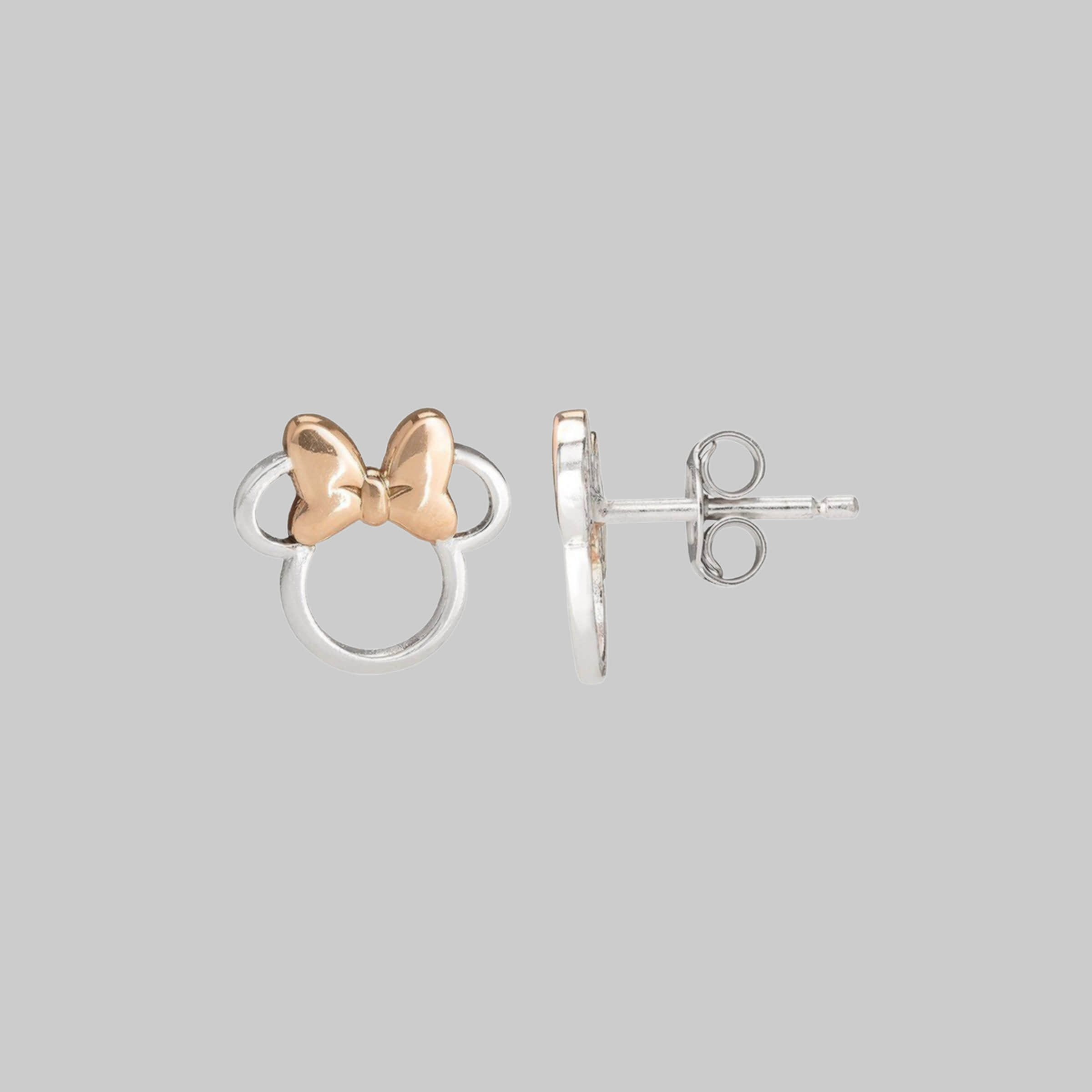 Disney Jewelry CRISLU Disney Mickey Mouse Finger Ring & Earring Set with Birthstones Mädchenmode