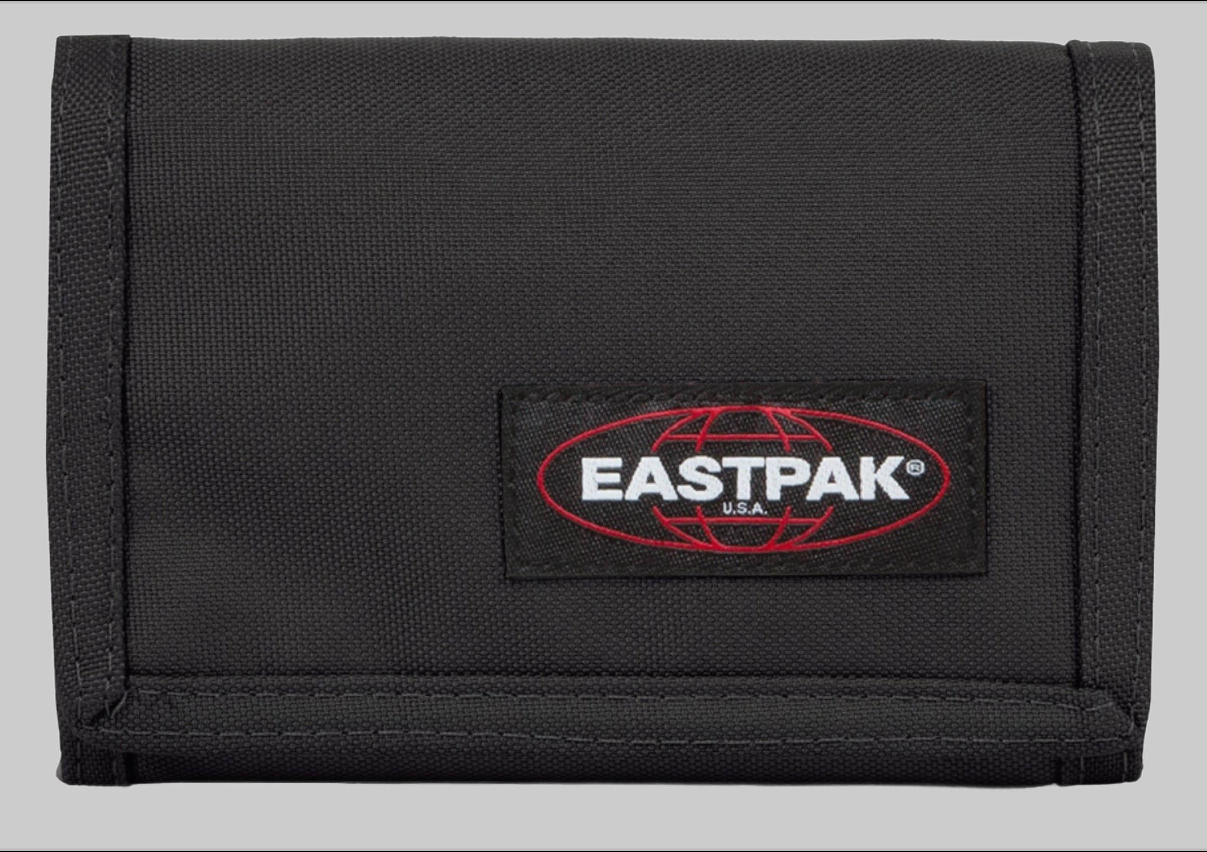 Eastpak Crew Single Wallet - Practical Velcro Design schwarz Geldbörsen