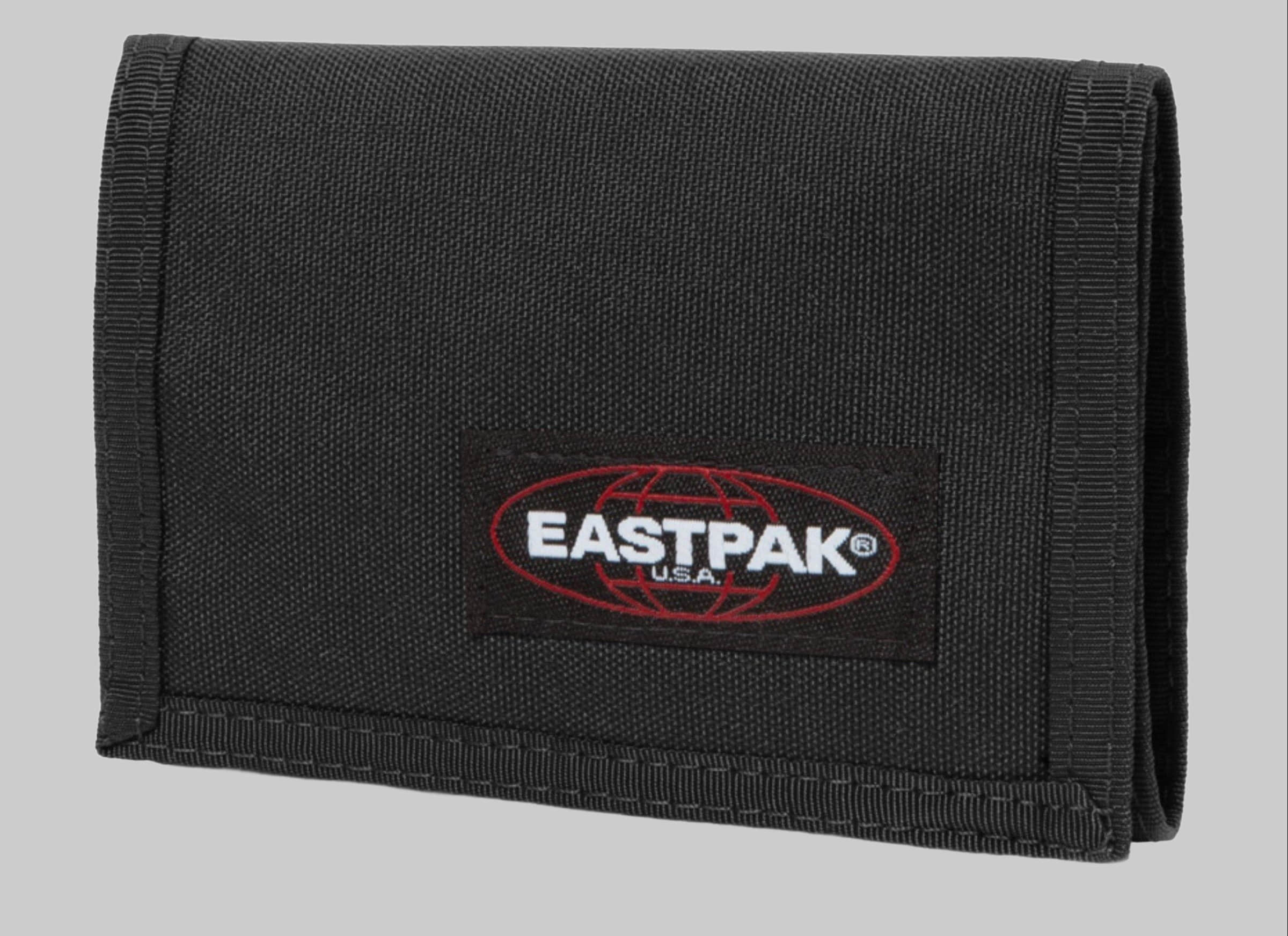 Eastpak Crew Single Wallet - Practical Velcro Design schwarz Geldbörsen