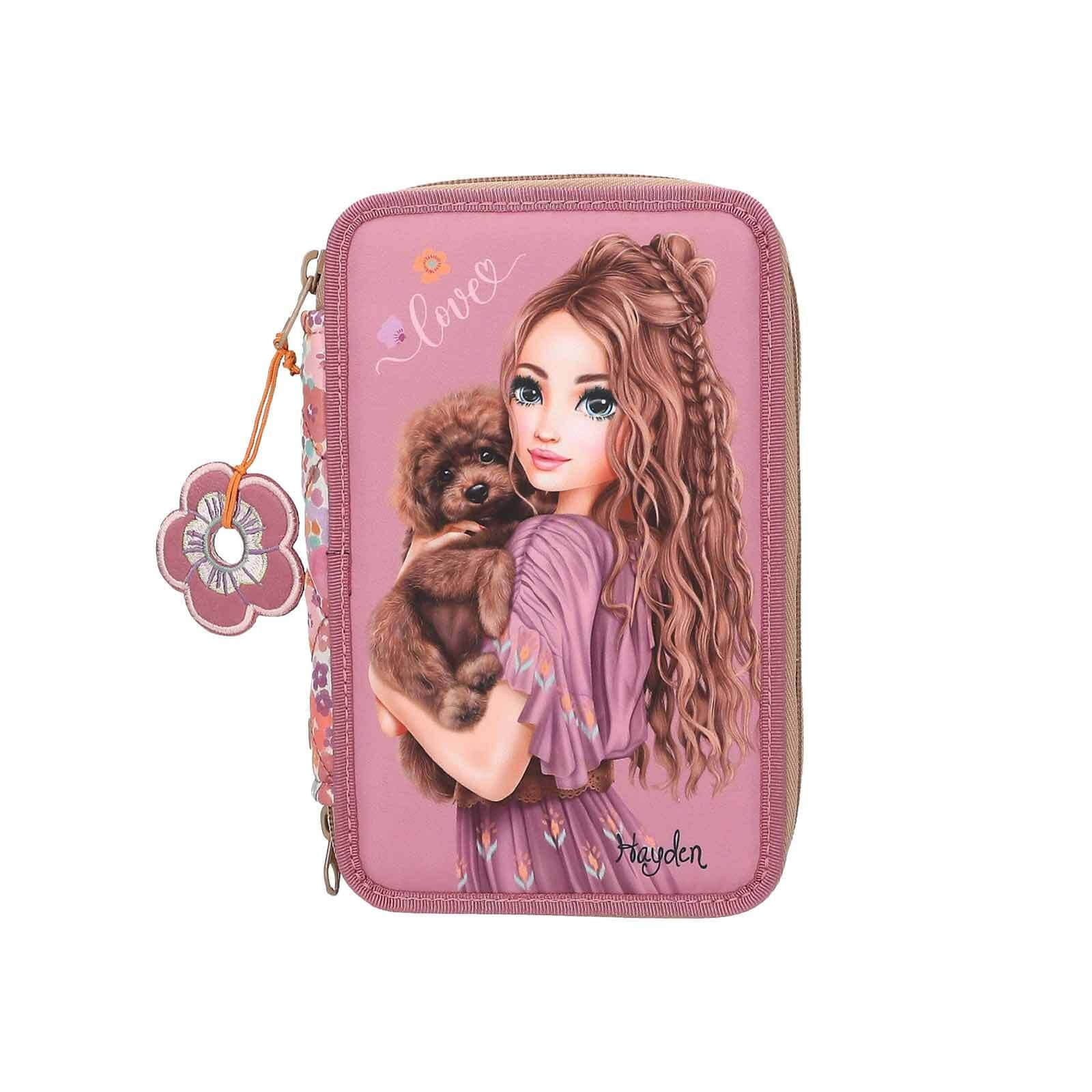 Depesche Ausstattung & Pflege Depeche Federmäppchen TOPModel 3-Fach Federtasche – Sparkle and Style for School