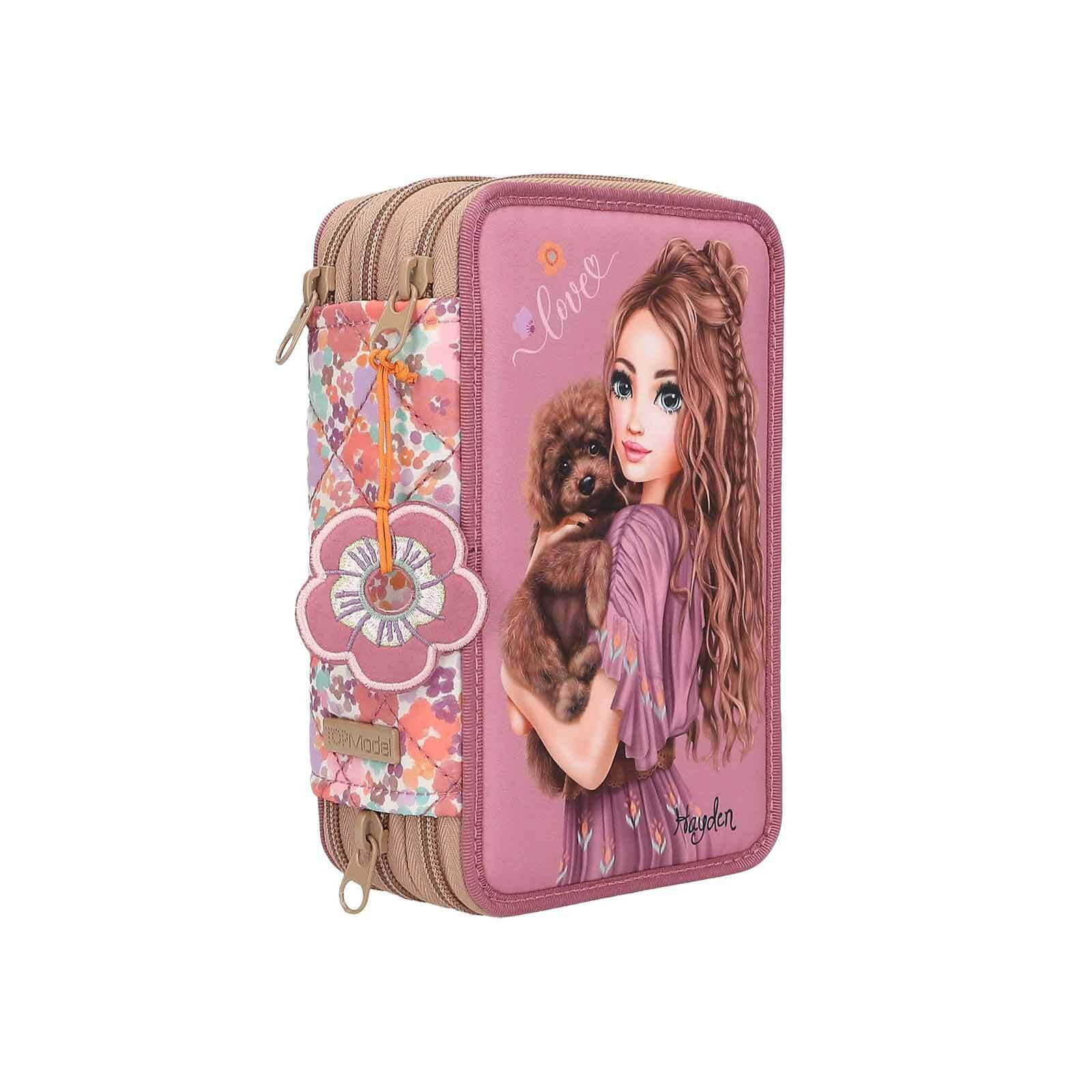 Depesche Ausstattung & Pflege Depeche Federmäppchen TOPModel 3-Fach Federtasche – Sparkle and Style for School