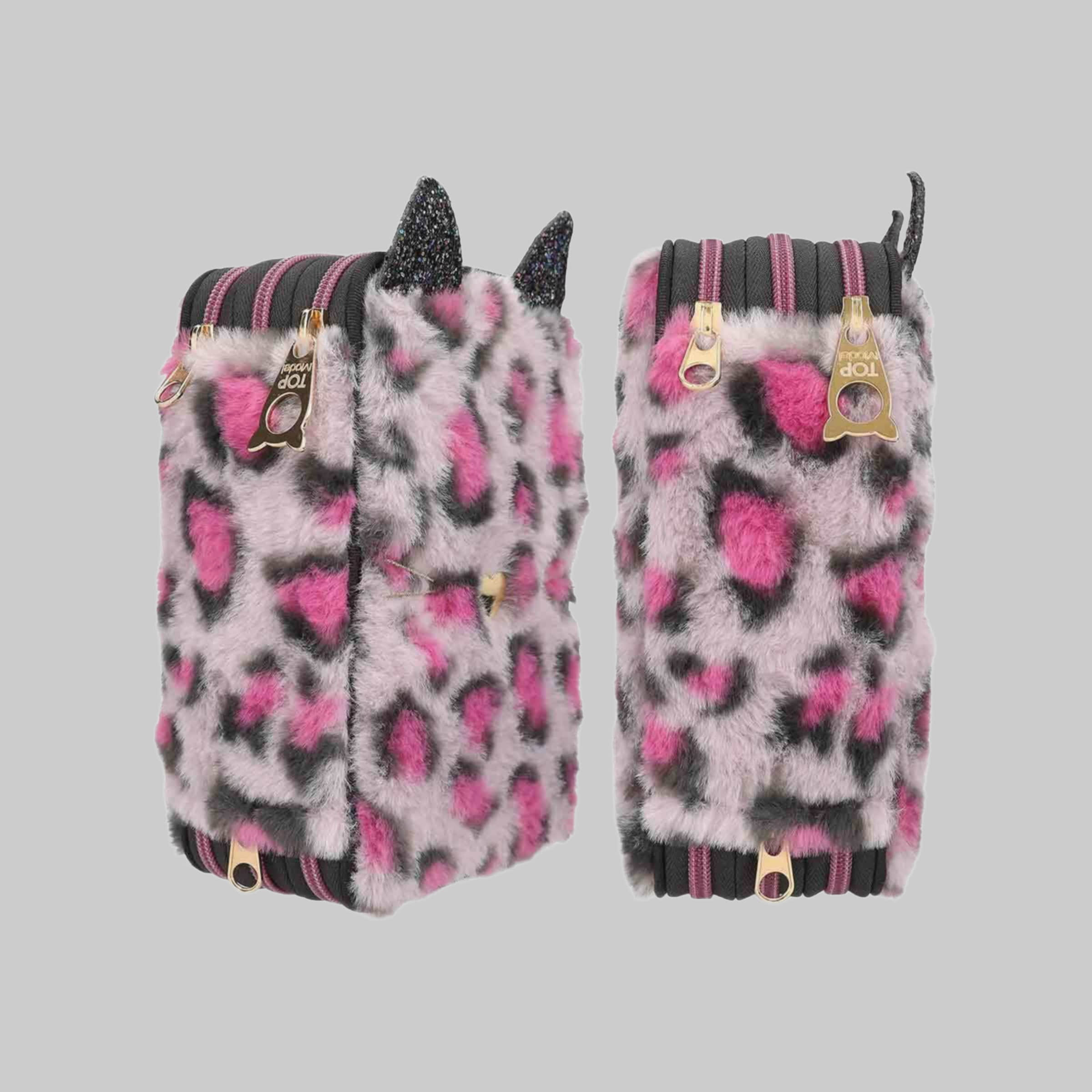 Ausstattung & Pflege Depesche Depeche TOPModel Rebel Kitty 3-Compartment Pencil Case