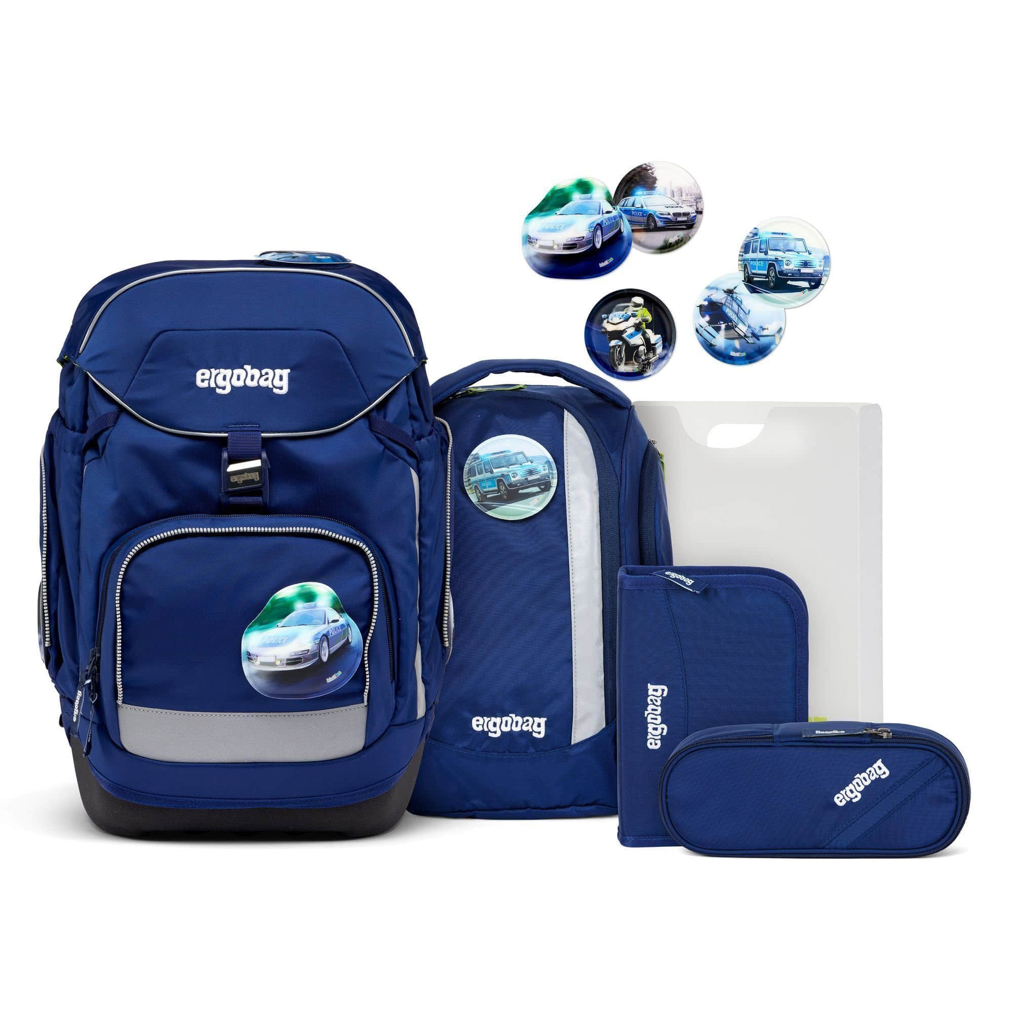ergobag Ergobag Pack School Backpack Set - StarlightBear/DomstürmBear - 6 Piece Set BlaulichtB Spielzeug