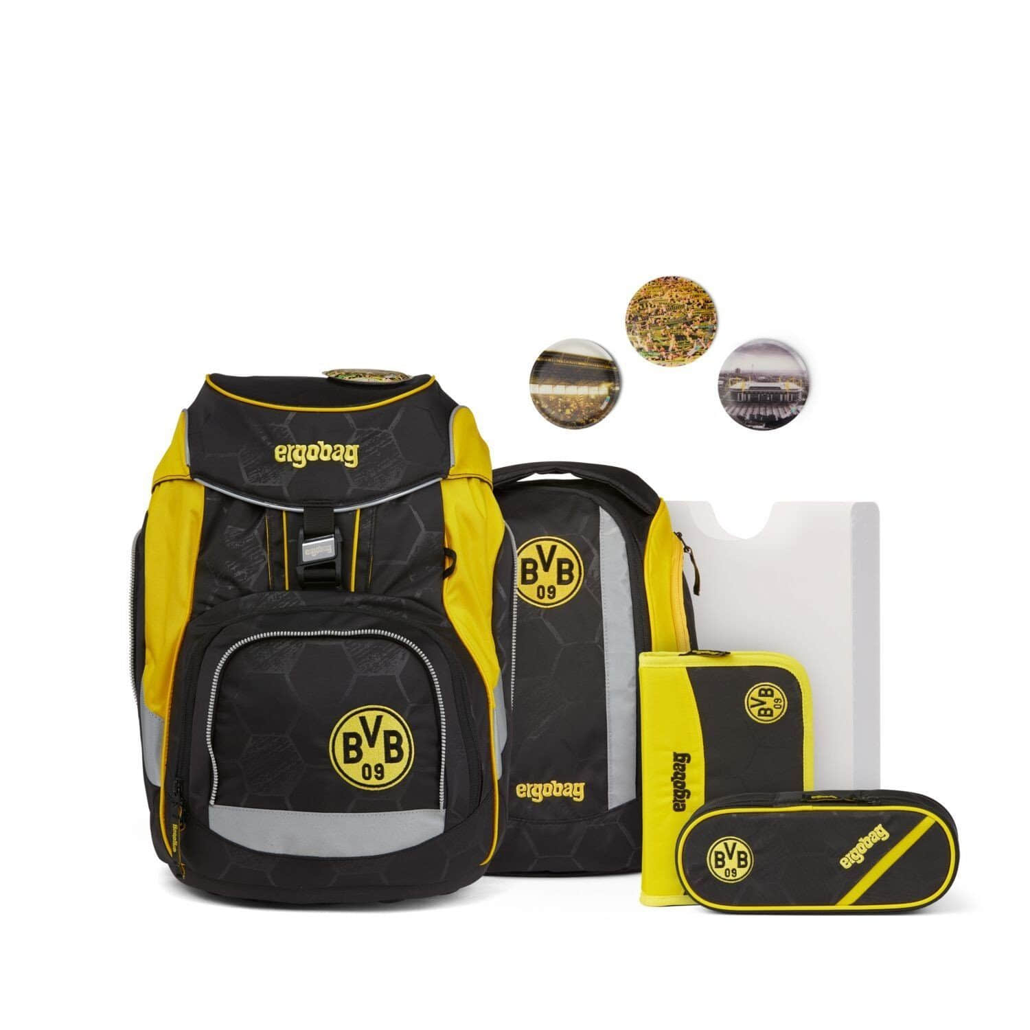 Ergobag Pack School Backpack Set - StarlightBear/DomstürmBear - 6 Piece Set Borussia D ergobag Spielzeug