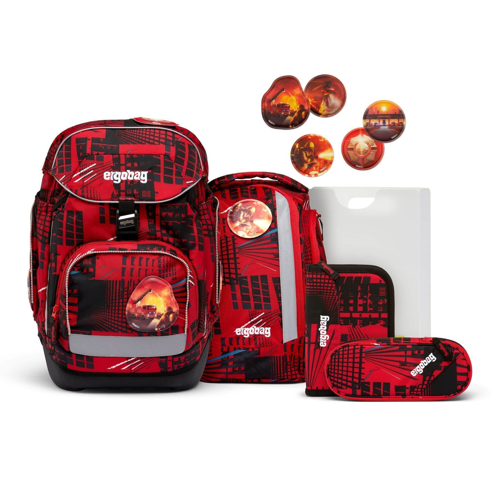ergobag Rucksäcke Ergobag Pack School Backpack Set - StarlightBear/DomstürmBear - 6 Piece Set alarmbärre