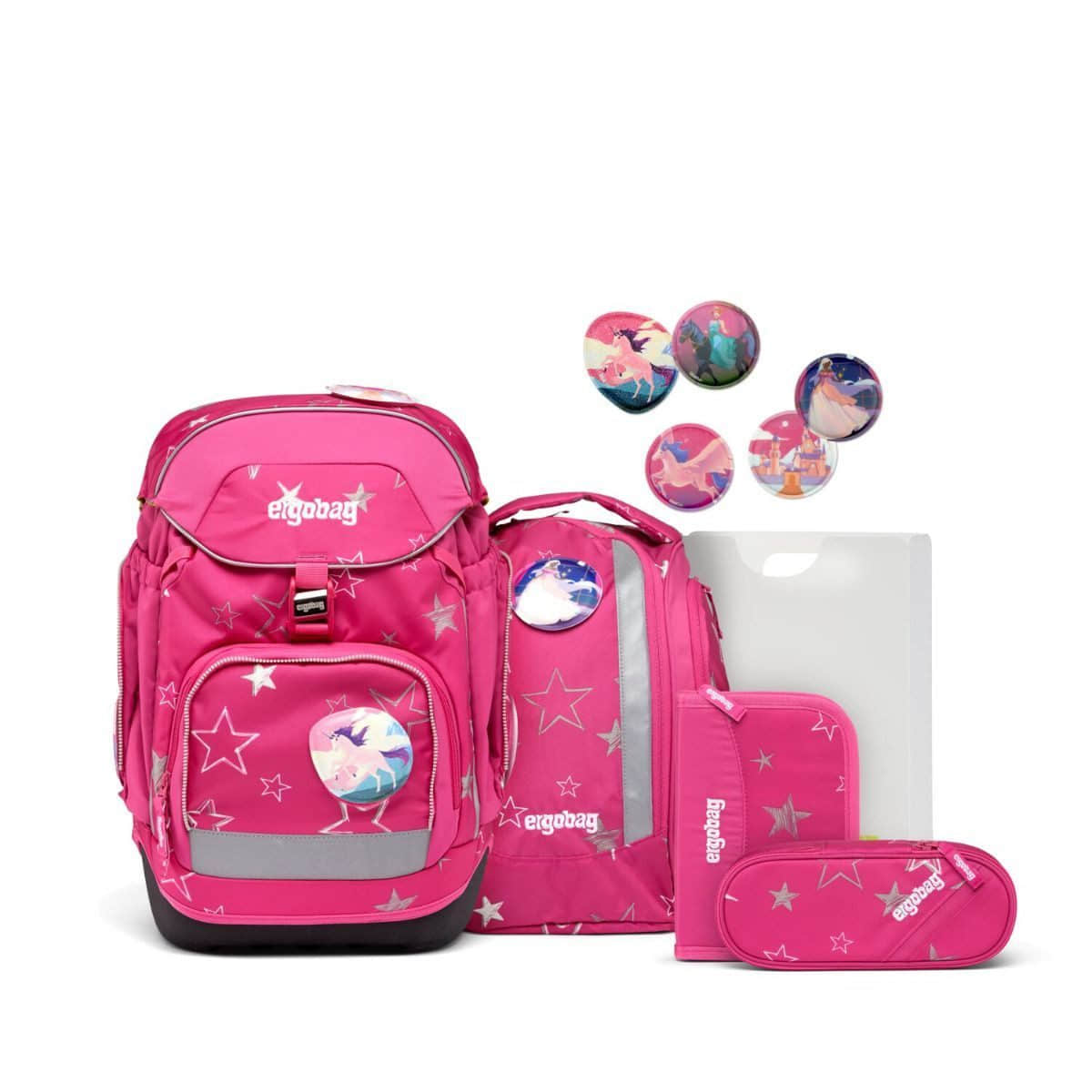 Ergobag Pack School Backpack Set - StarlightBear/DomstürmBear - 6 Piece Set SternzauBär Spielzeug ergobag