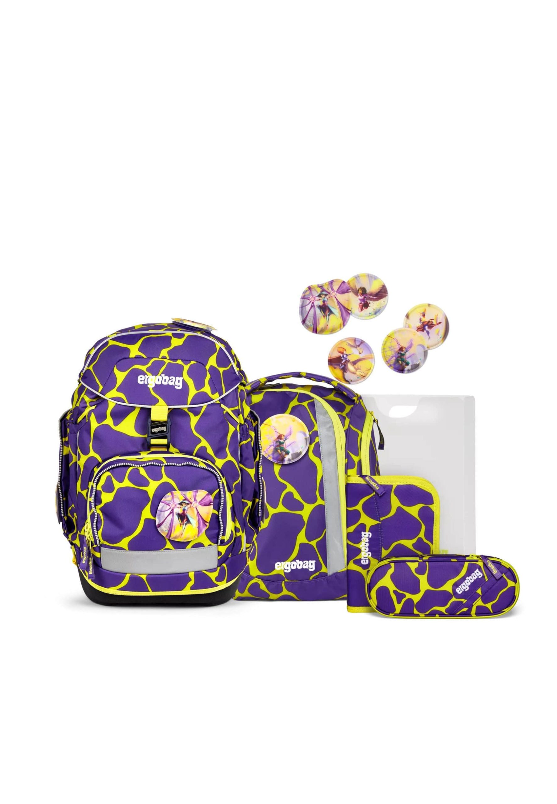 ergobag Ergobag Pack School Backpack Set - StarlightBear/DomstürmBear - 6 Piece Set SuBärkraft Spielzeug