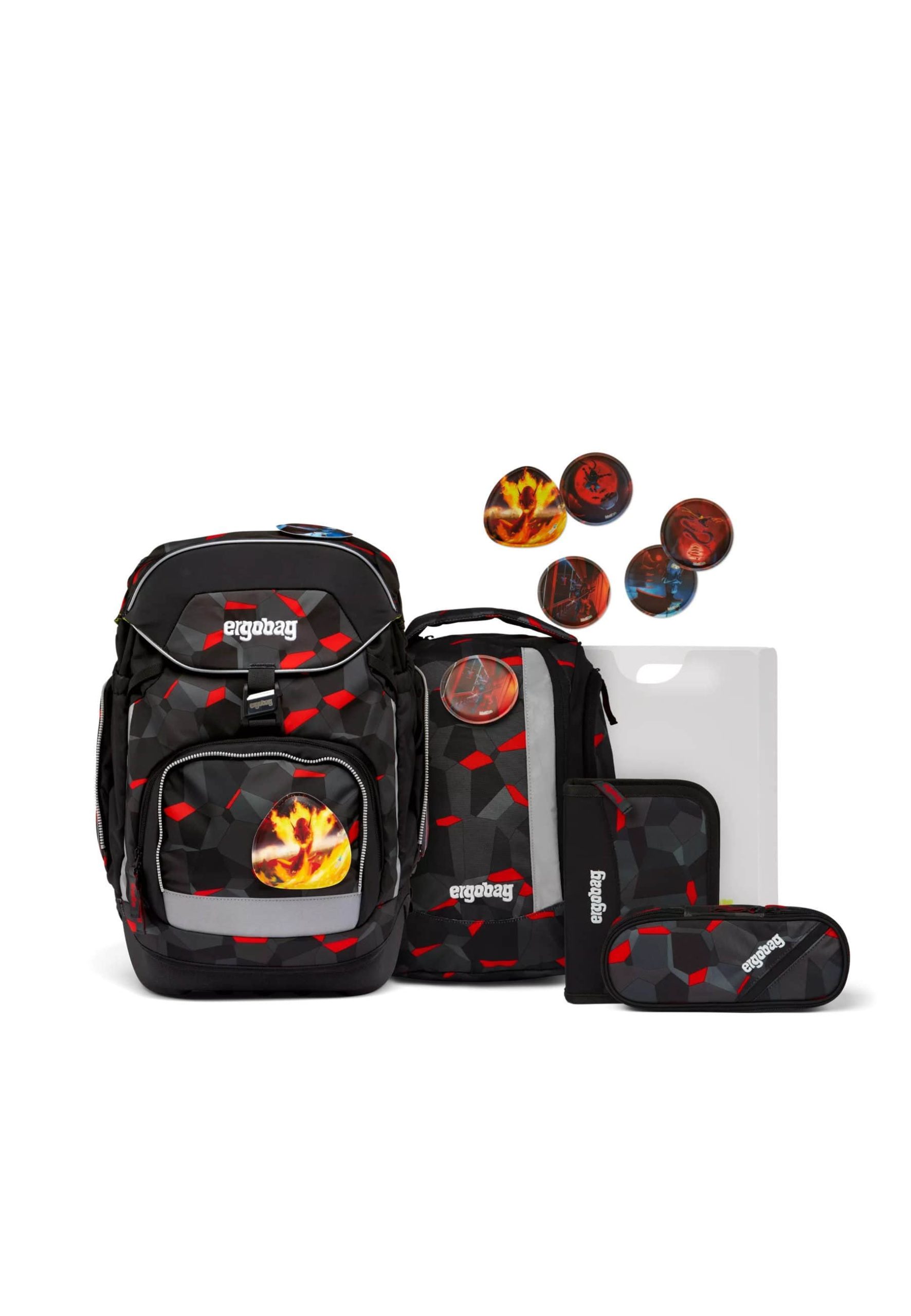 Ergobag Pack School Backpack Set - StarlightBear/DomstürmBear - 6 Piece Set TaekBärdo Rucksäcke ergobag