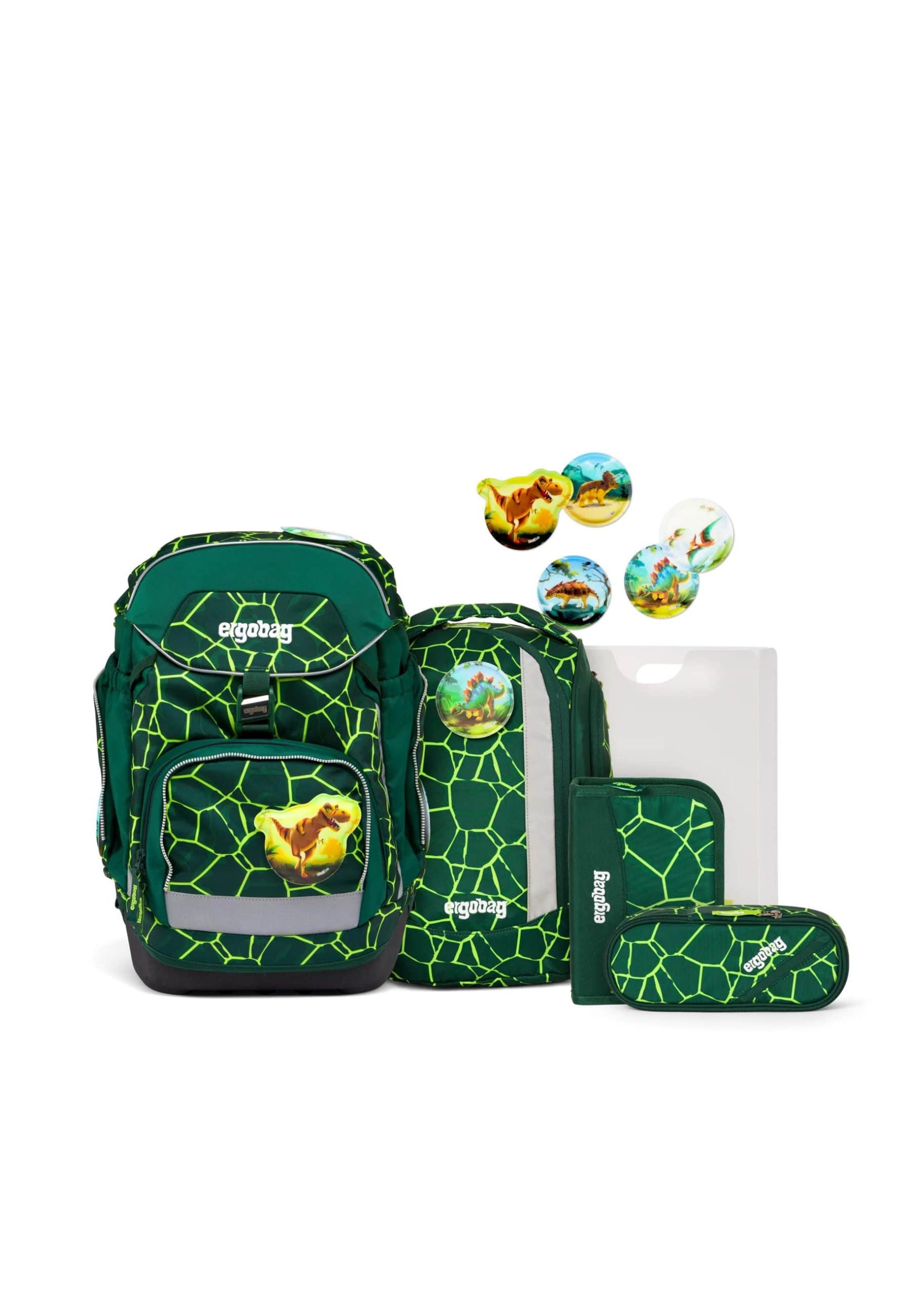 ergobag Ergobag Pack School Backpack Set - StarlightBear/DomstürmBear - 6 Piece Set BärRex - G Spielzeug