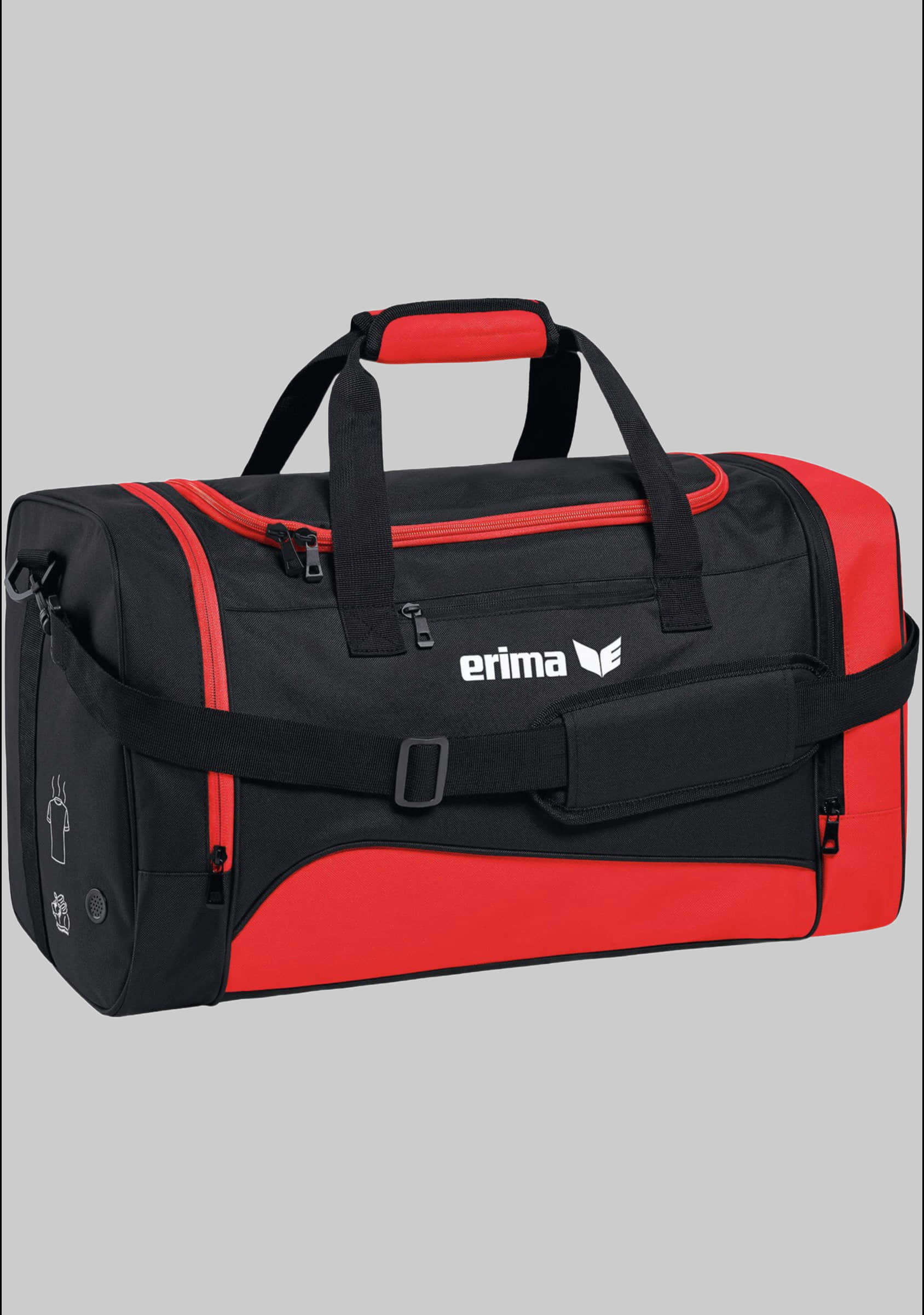 Sportaccessoires Erima Erima Club 1900 2.0 Sport Bag rot/schwarz