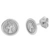 Firetti myToys Firetti Paar OhrstecKer Schmuck Geschenk Silber 925 Ohrschmuck Einhorn