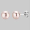 myToys Firetti Firetti Perlenohrringe: Schmuck Geschenk Ohrschmuck Perle, Made in Germany - mit Süßwasserzuchtperle silberfarb