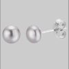 myToys Firetti Firetti Perlenohrringe: Schmuck Geschenk Ohrschmuck Perle, Made in Germany - mit Süßwasserzuchtperle silberfarb