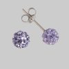 Impala myToys Impala Bonnie 925 Sterling Silver Crystal Stud Earrings violet