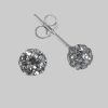 Impala Bonnie 925 Sterling Silver Crystal Stud Earrings black diam myToys Impala
