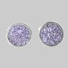 Impala Jessica Crystal Accent 925 Sterling Silver Earrings violet Impala myToys