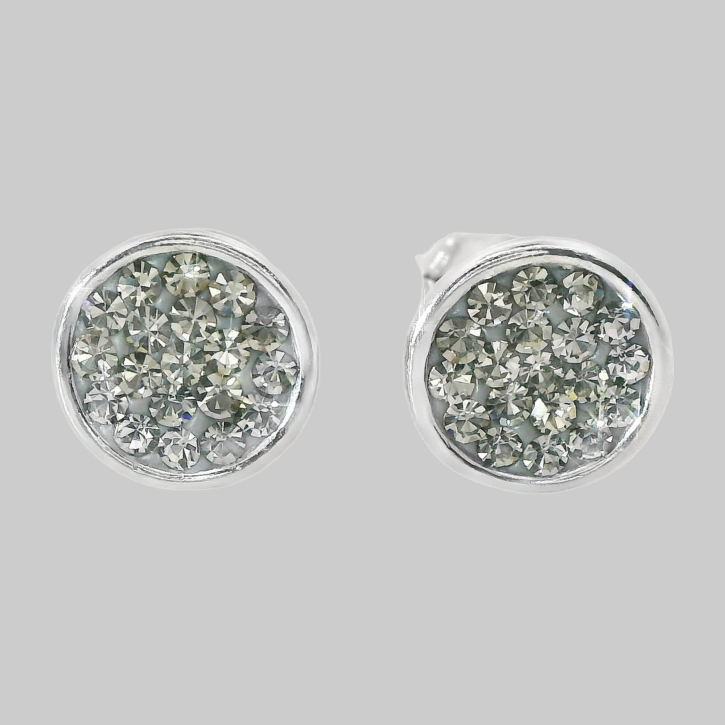Impala Impala Jessica Crystal Accent 925 Sterling Silver Earrings black diam myToys