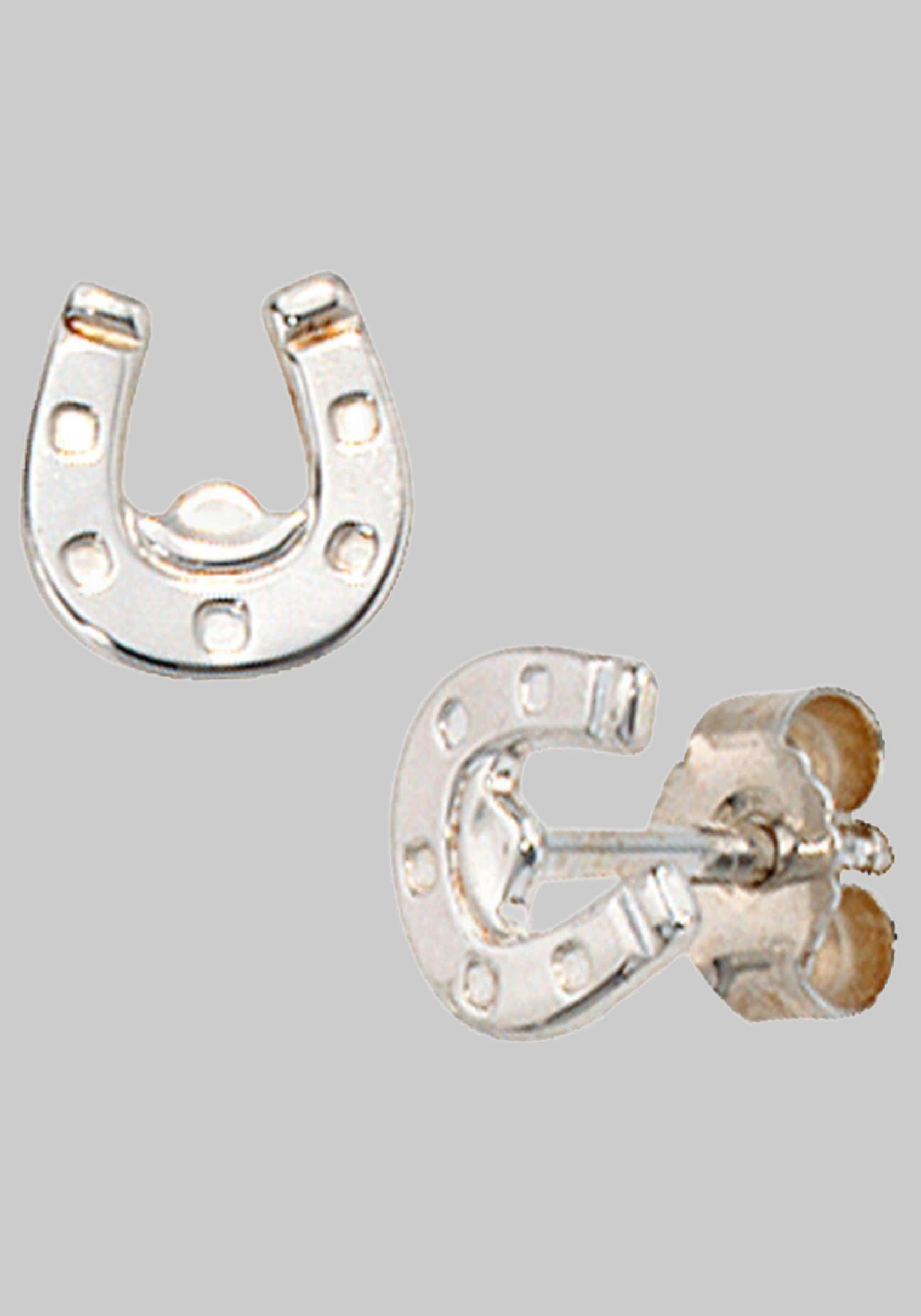 JOBO Children's Horseshoe Stud Earrings - 925 Sterling Silver Mädchenmode JOBO