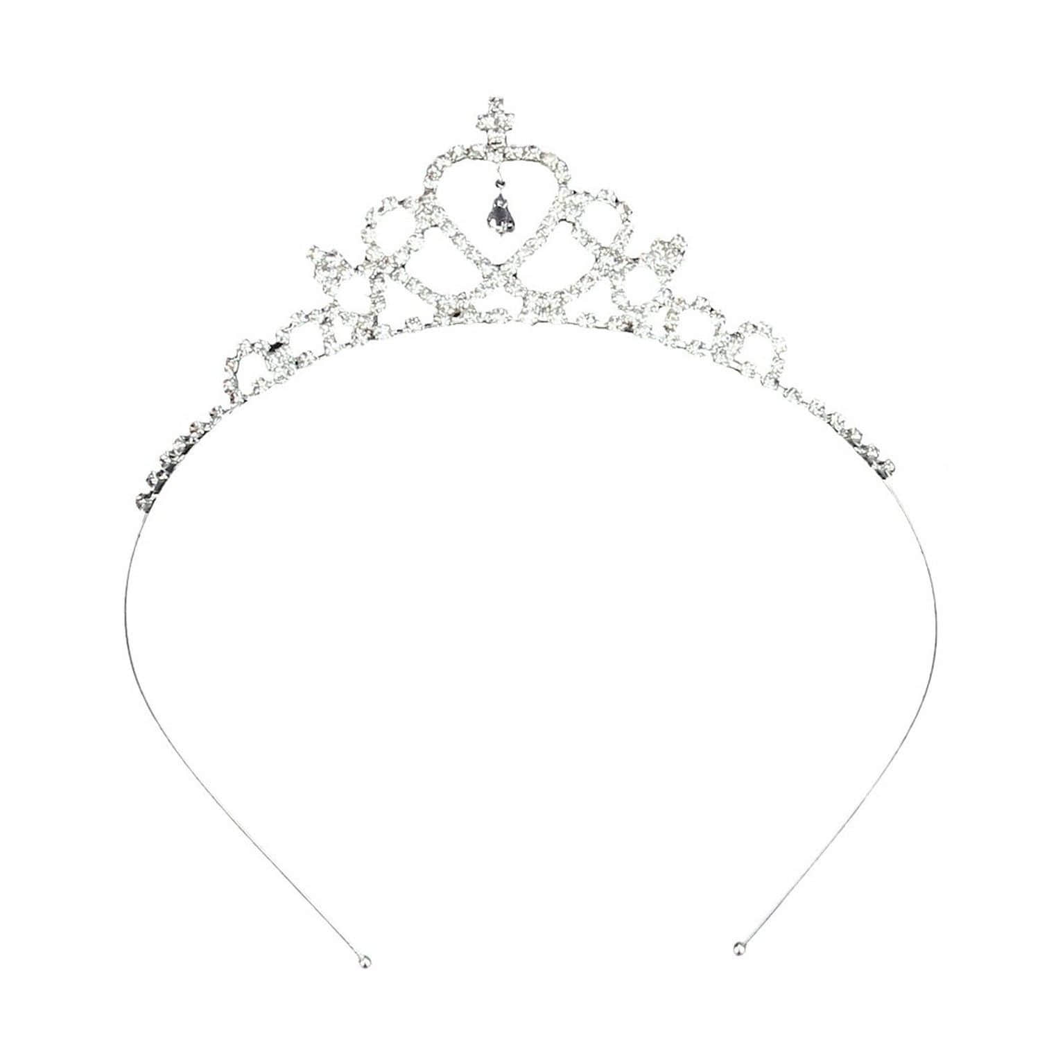Katara Kataras Diadem Zubehör JGA Diadem für Kinder, Damen in Herz Form, Haarreif, Fasching, Karneval, Krone, Mädchen, Prinzessinen, Hochzeit myToys