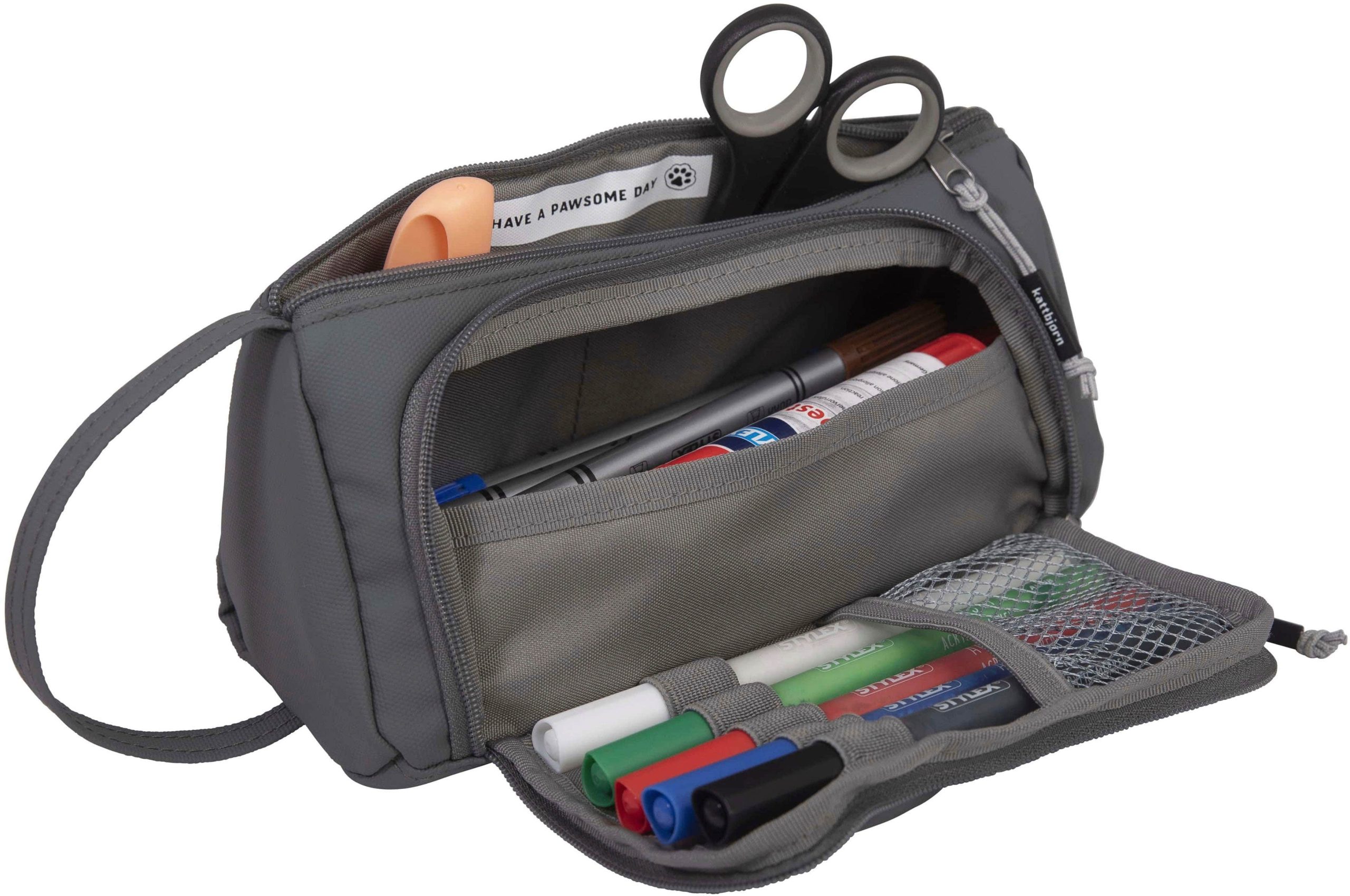 Ausstattung & Pflege KATTBJu00D8RN Kattbjørn 'Swag Bag Explorer' Pencil Case - Recycled PET Design outer space
