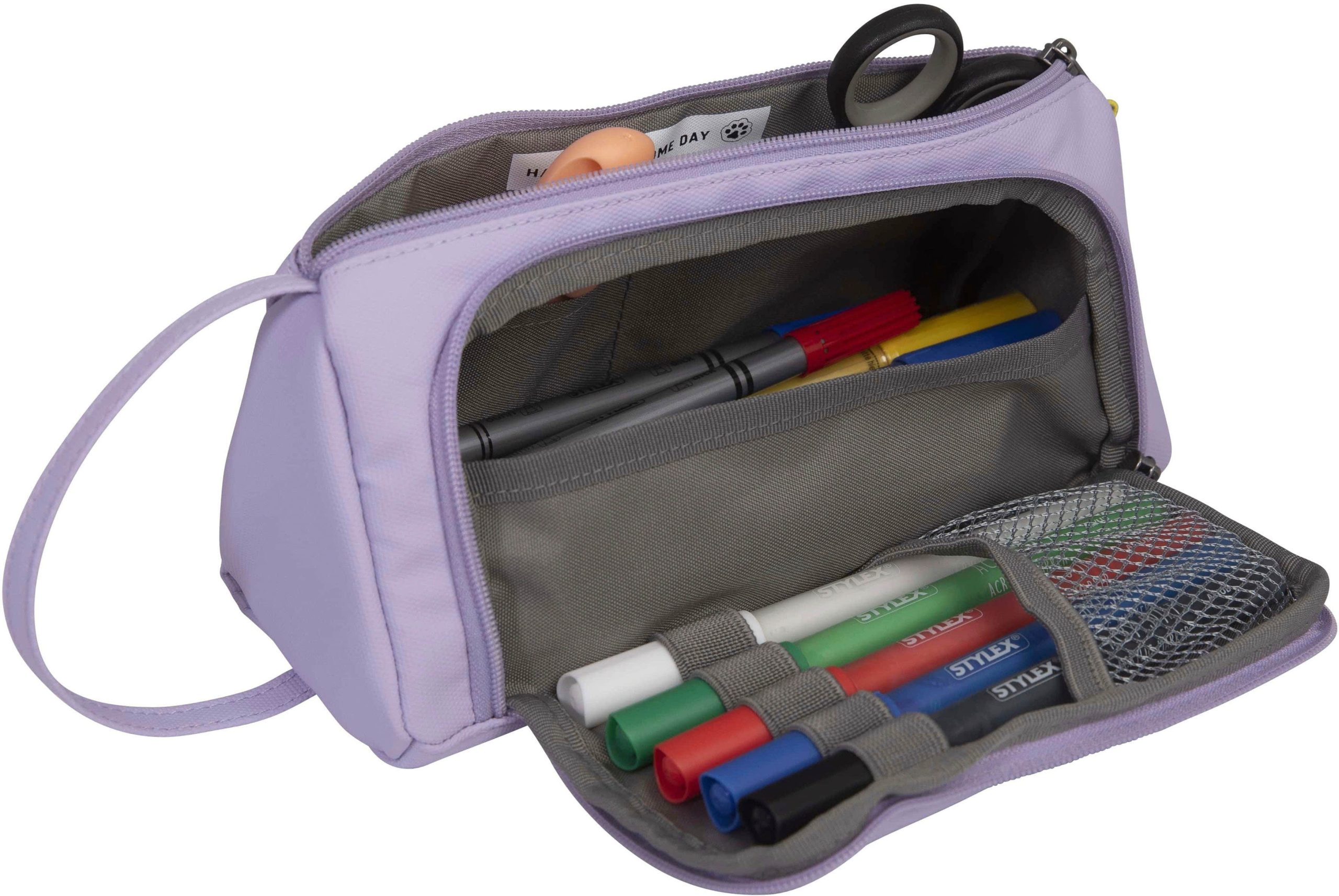 KATTBJu00D8RN Ausstattung & Pflege Kattbjørn 'Swag Bag Explorer' Pencil Case - Recycled PET Design purple power