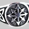Kiss of Leather myToys Kiss of Leather Chaosstern Silver Ring - Celtic Knot Design