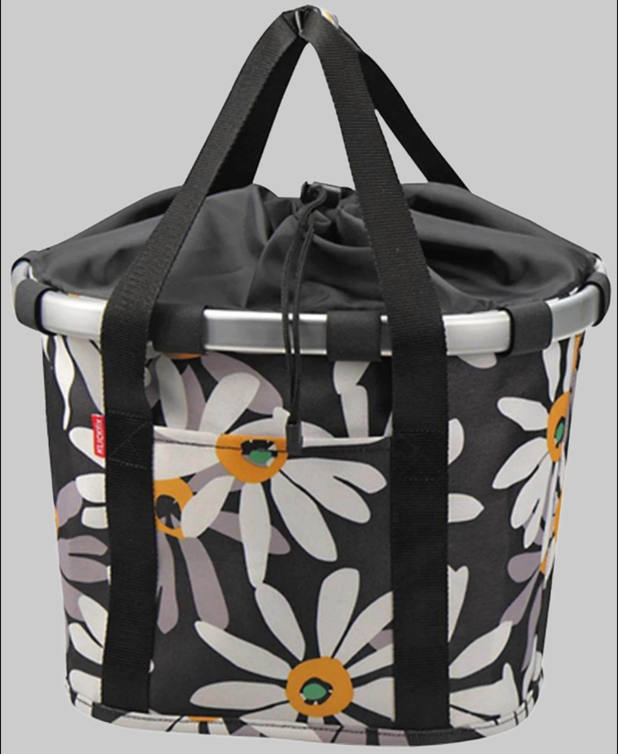 KlickFix Bike Basket - Premium Front Wheel Basket by [Original Manufacturer] grau Mädchenmode KlickFix