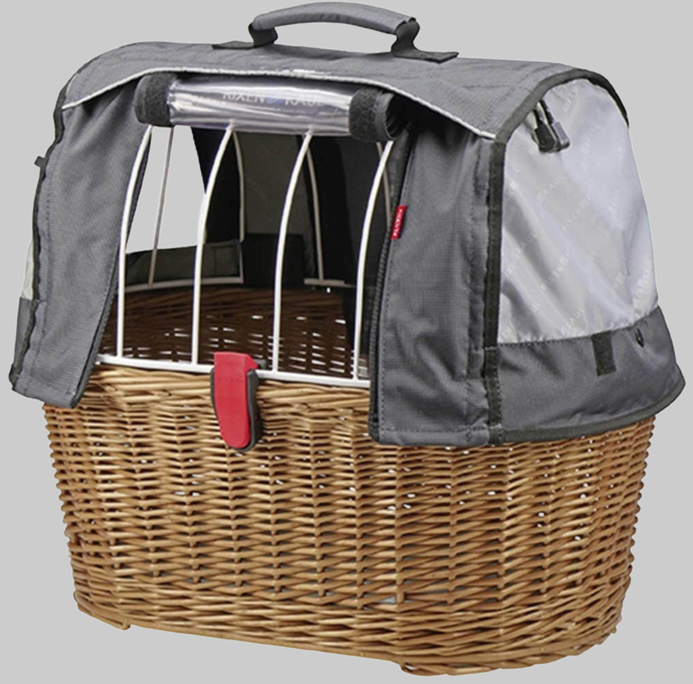 Mädchenmode KlickFix KlickFix Doggy Basket Weidenkorb - Secure & Comfortable Bike Pet Carrier