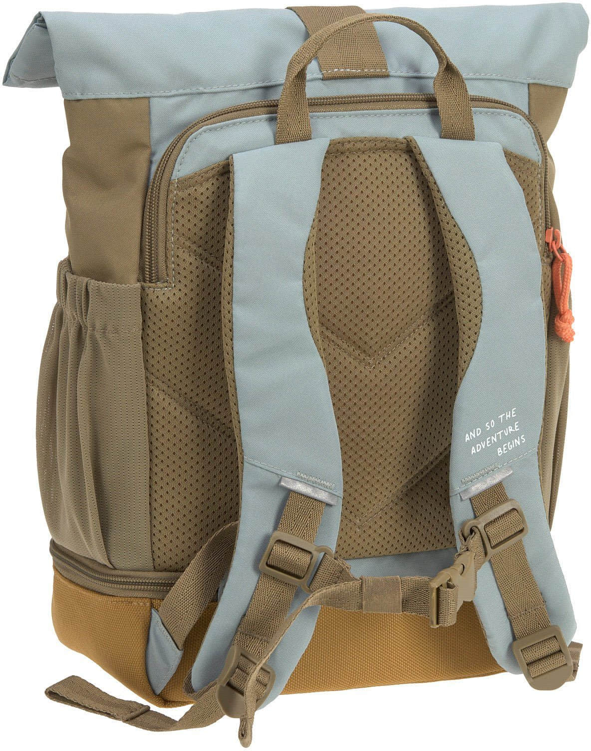 LÄSSIG Mini Rolltop Backpack Nature, Hazelnut Green Spielzeug Lu00C4SSIG